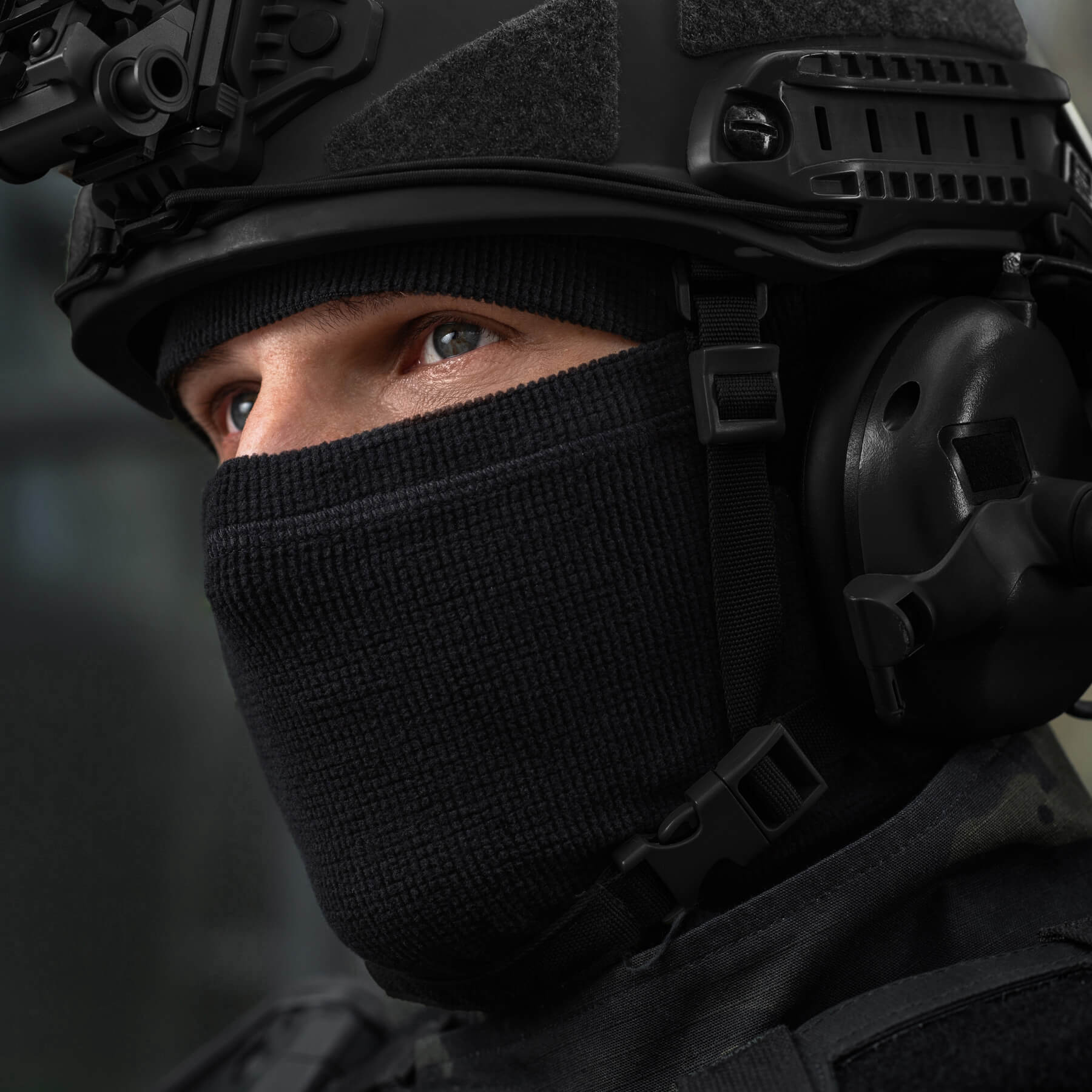 M-Tac балаклава-ниндзя Basic микрофлис рип-стоп Black — 15