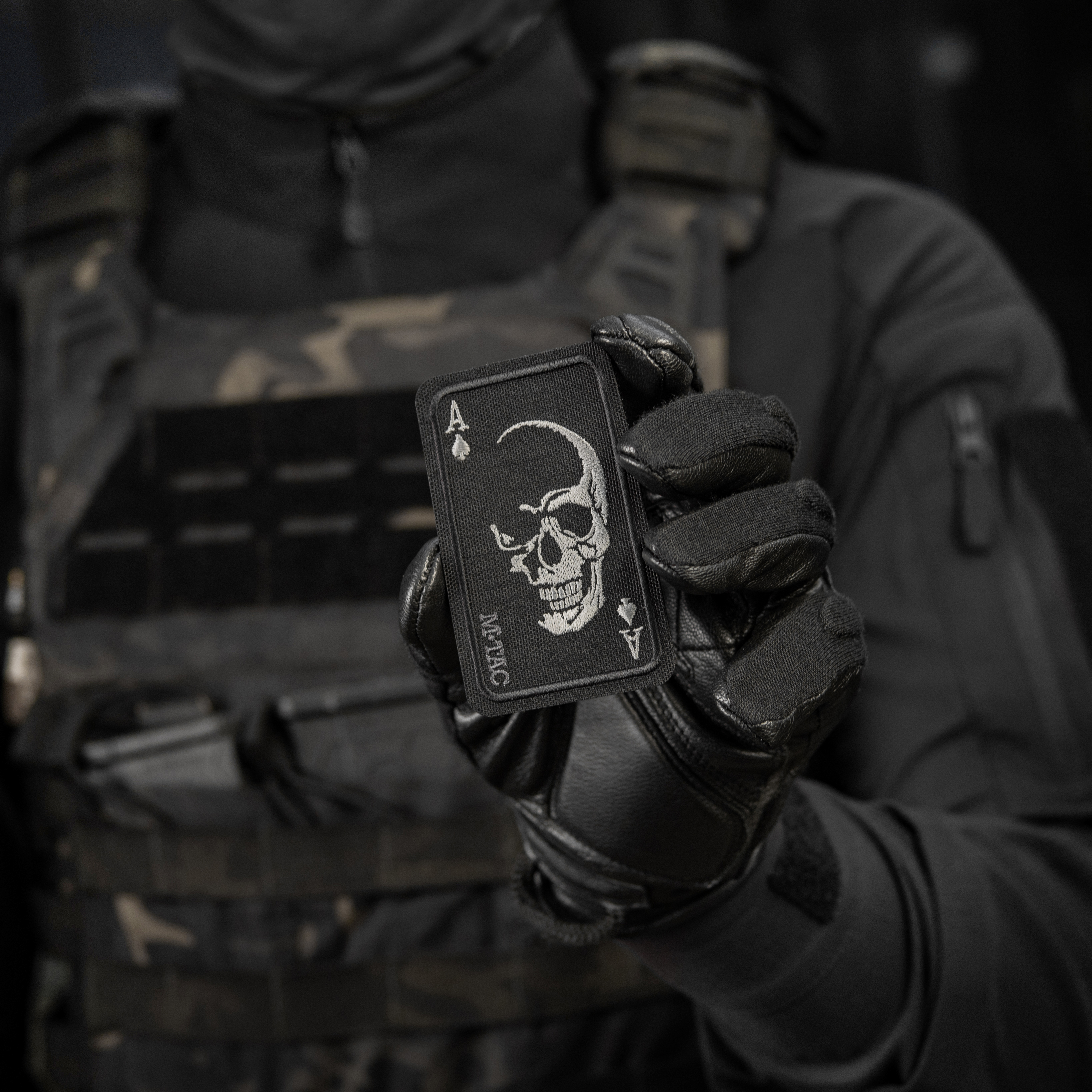 M-Tac нашивка Face of war (вишивка) Black — 10
