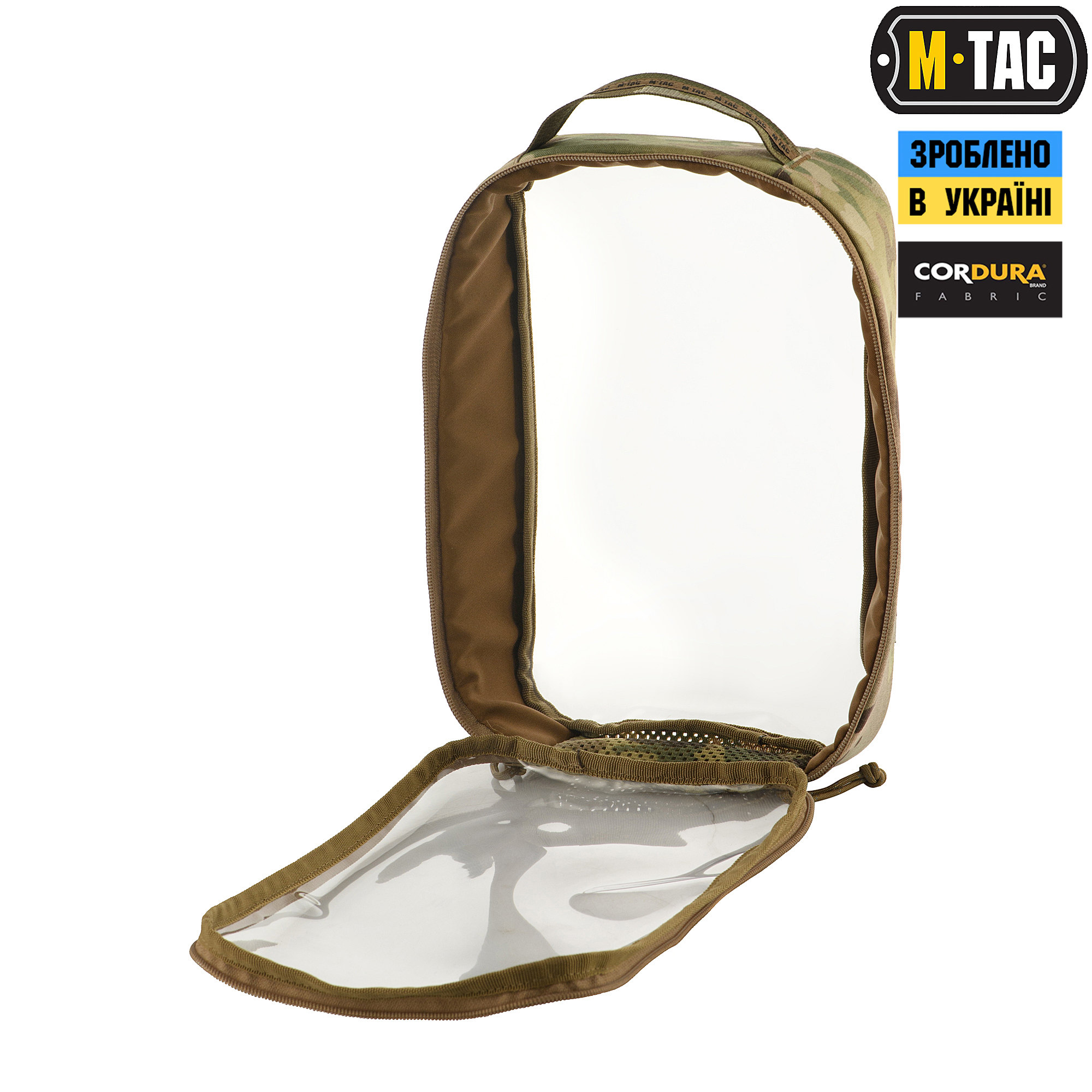 M-Tac органайзер утилитарный прозрачный Elite Large (30х19 см) Multicam — 6