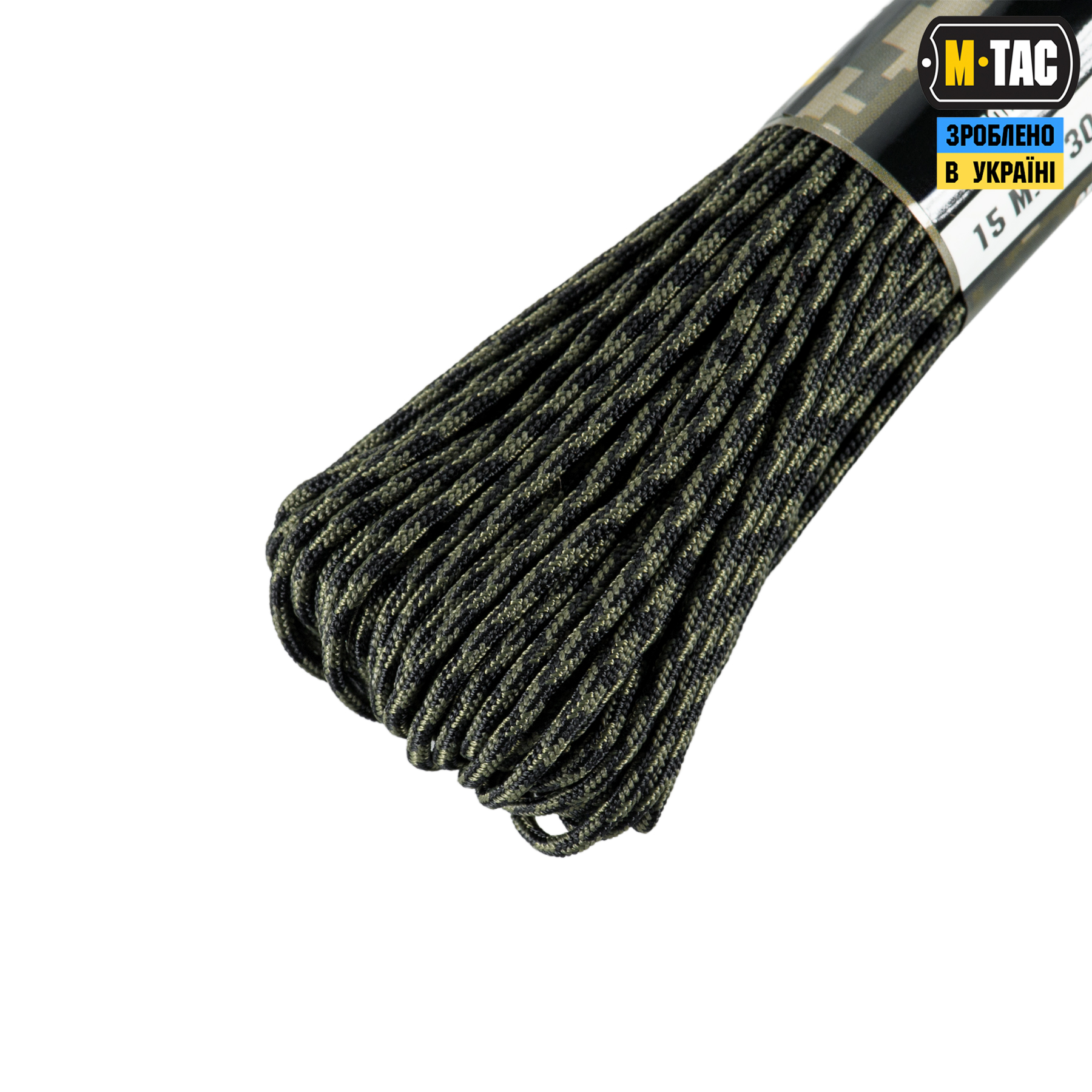 M-Tac паракорд Minicord Mil-Spec 30m Black Forest — 4