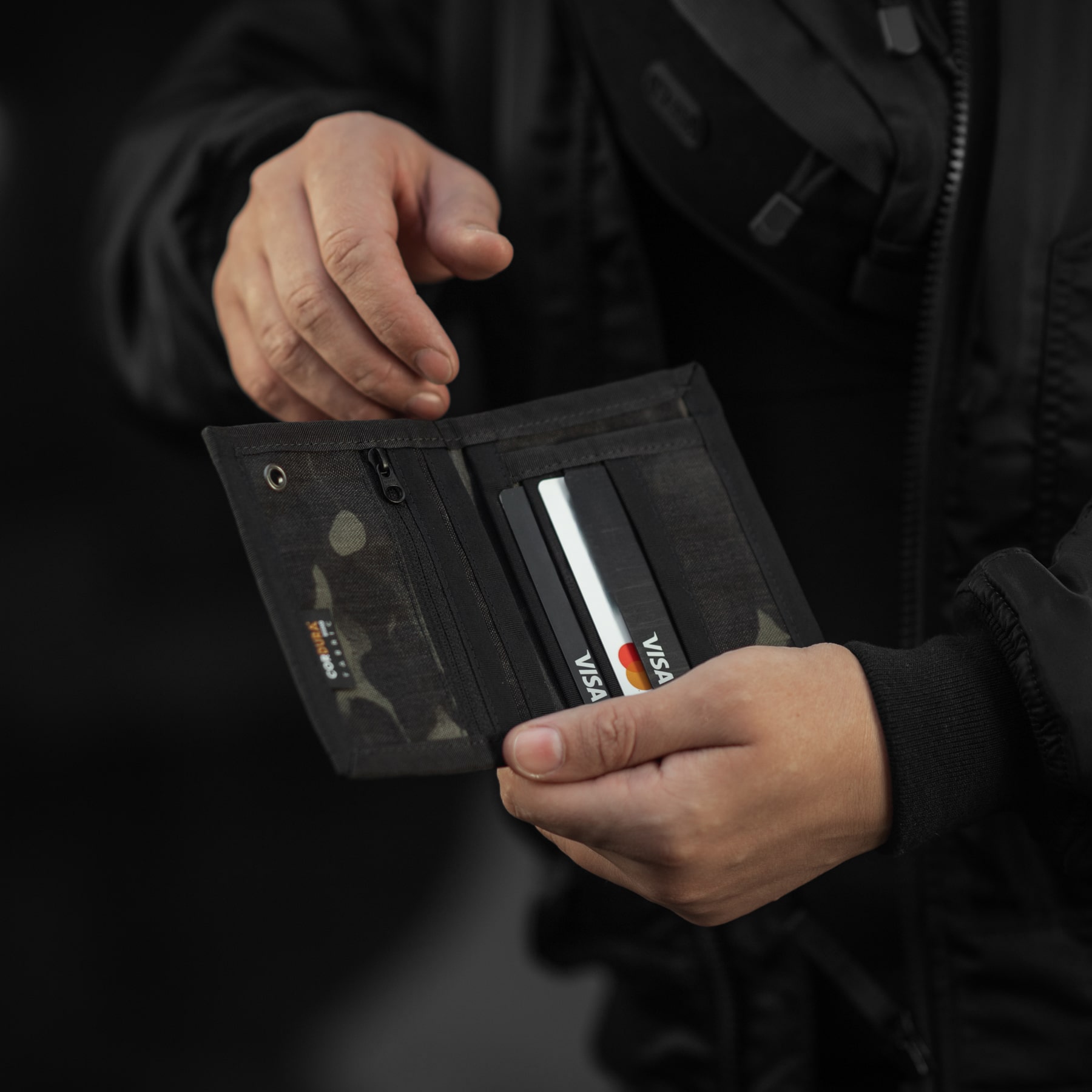 M-Tac кошелек Wallet Elite Multicam Black — 25