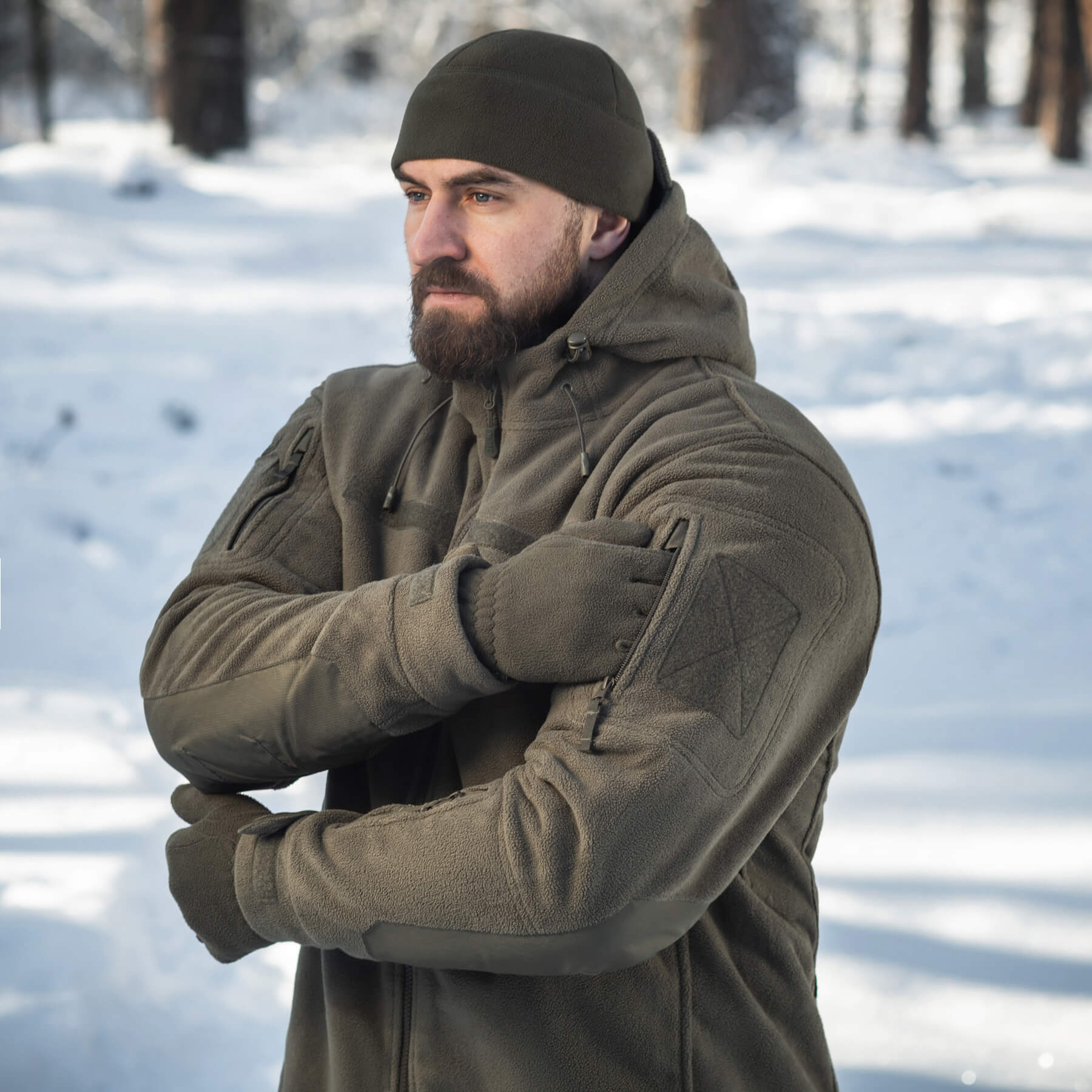 M-Tac куртка флисовая Windblock Division Gen.III Dark Olive — 38