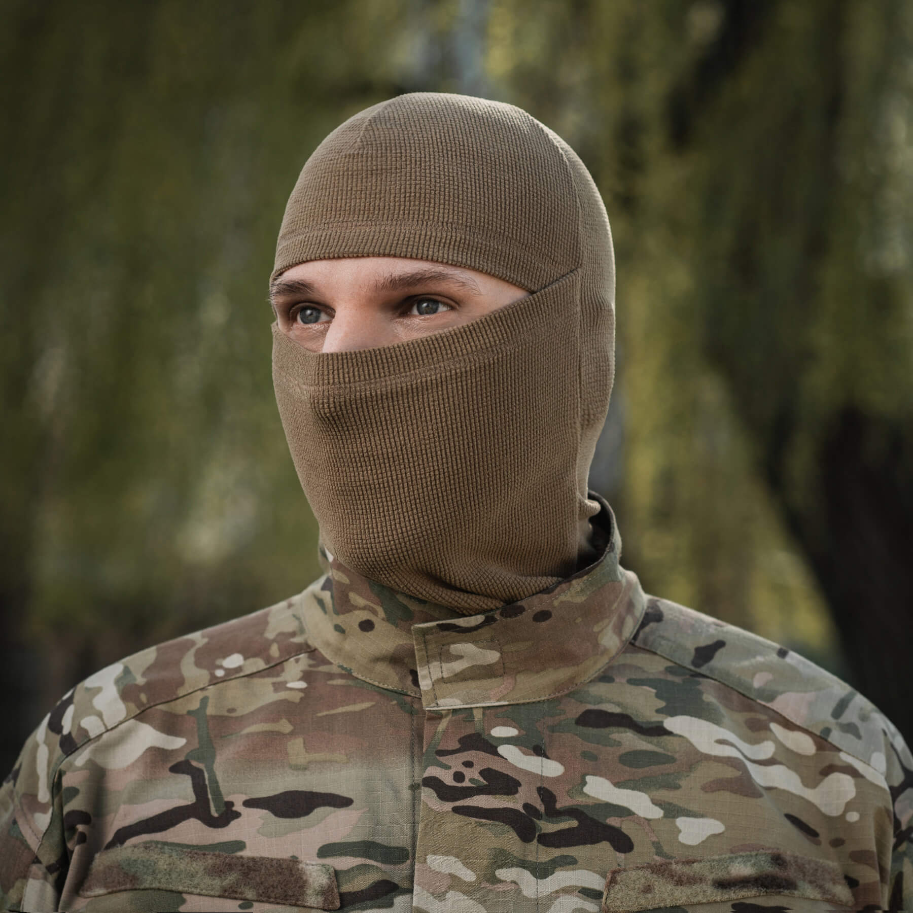 M-Tac балаклава-ниндзя Basic микрофлис рип-стоп Tan — 12