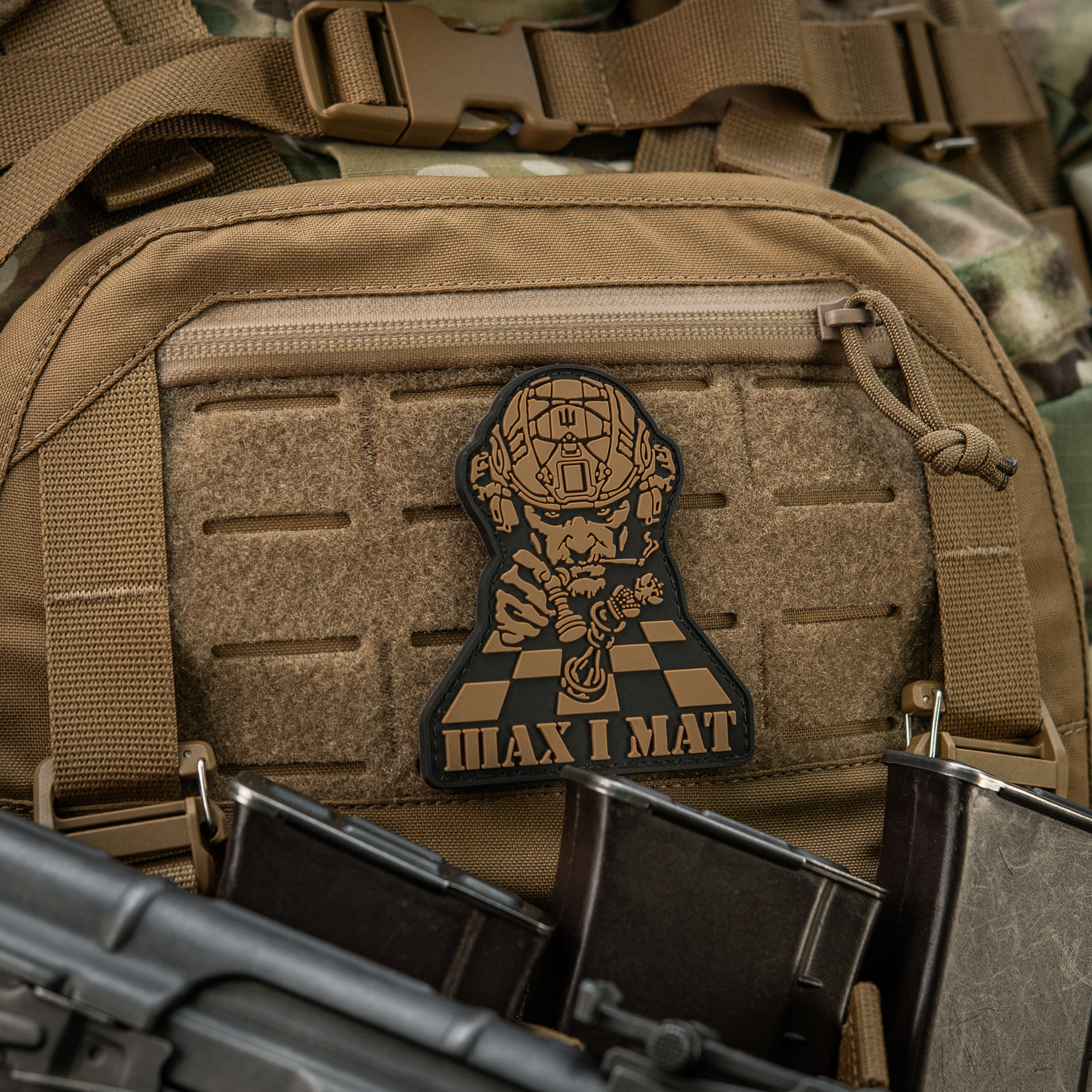 M-Tac нашивка Шах і Мат Black/Coyote — 6