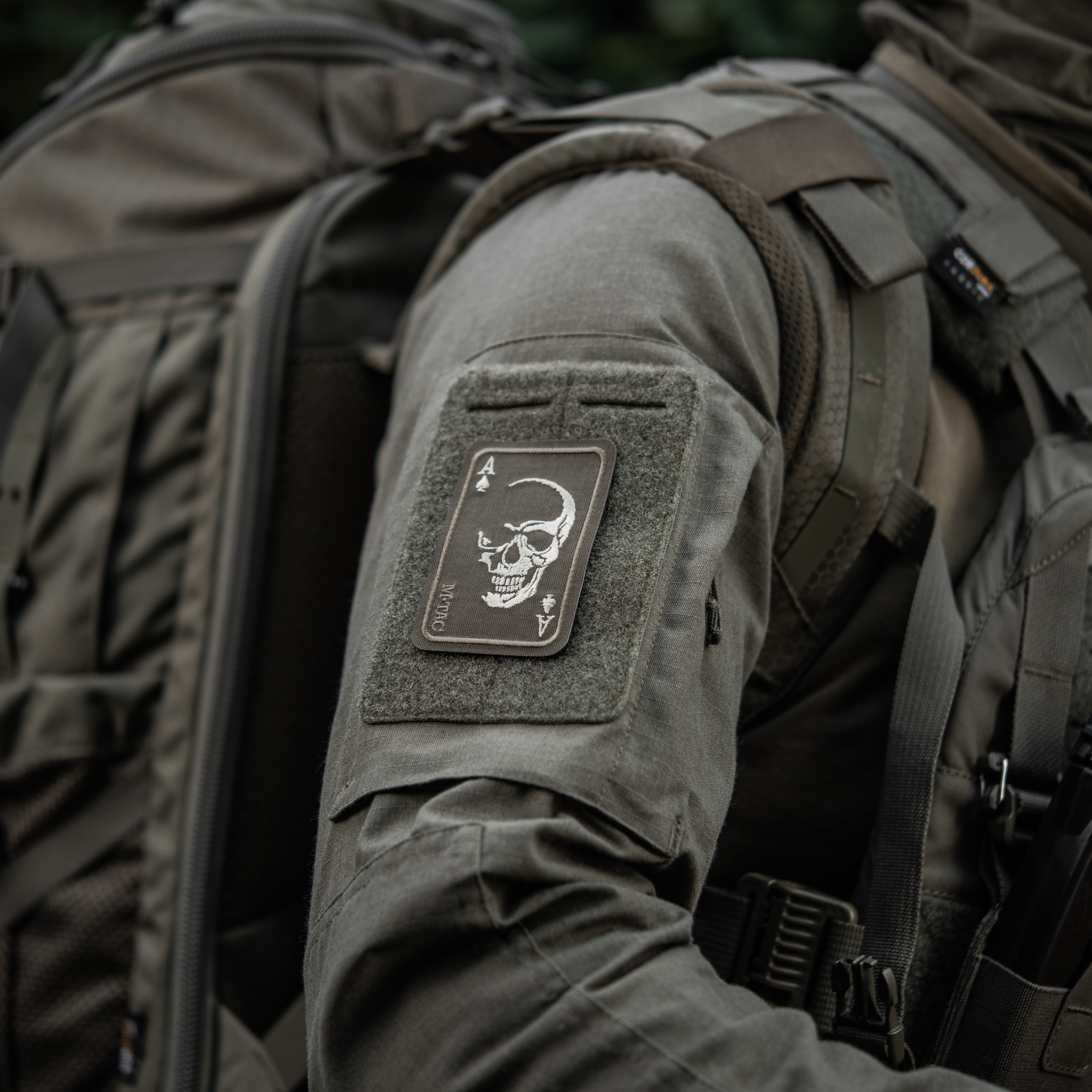 M-Tac нашивка Face of war (вишивка) Ranger Green — 4