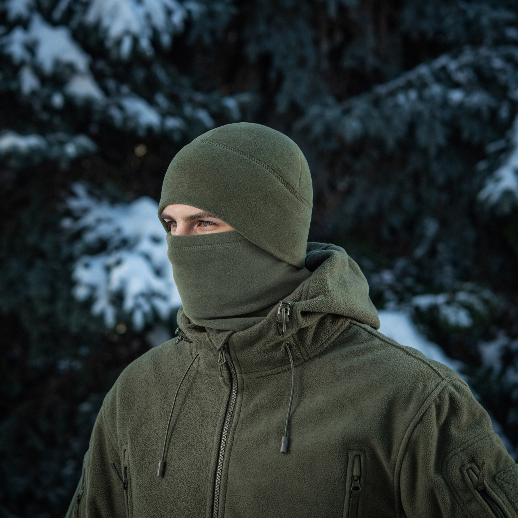 M-Tac шапка Watch Cap флис Light Polartec Gen.II Army Olive — 6