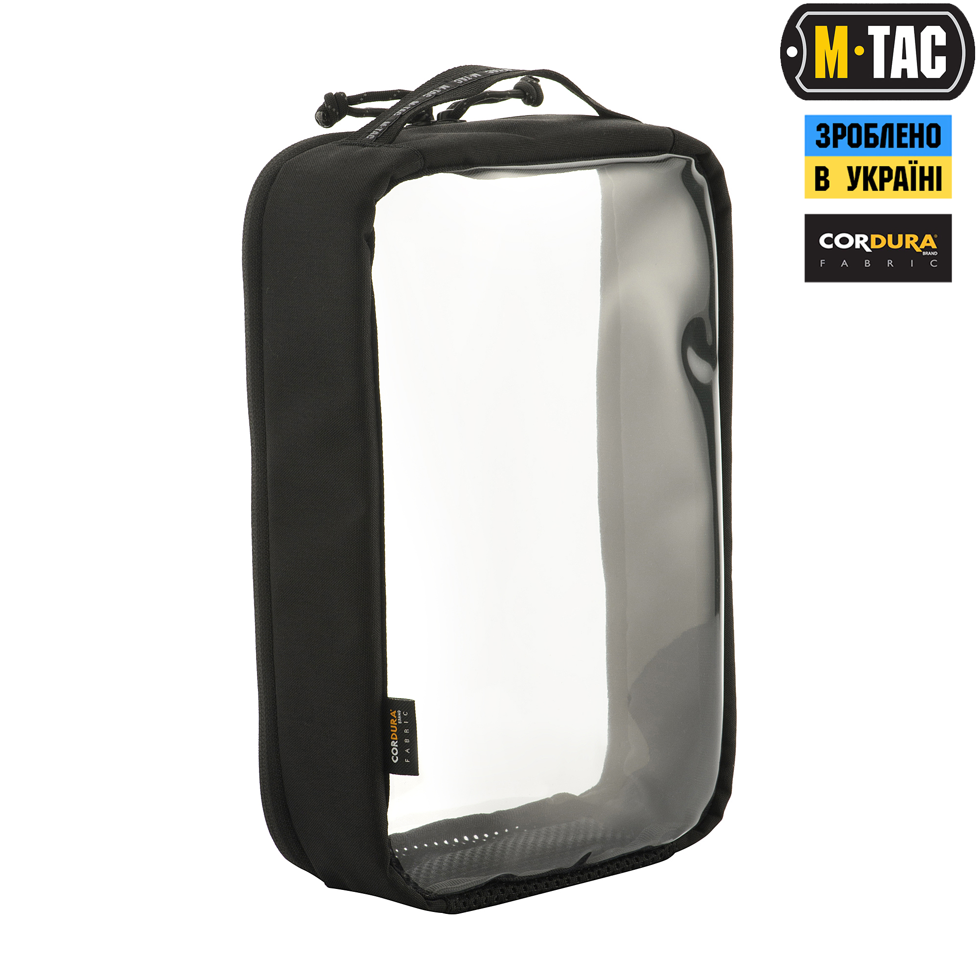 M-Tac органайзер утилитарный прозрачный Elite Large (30х19 см) Black — 4