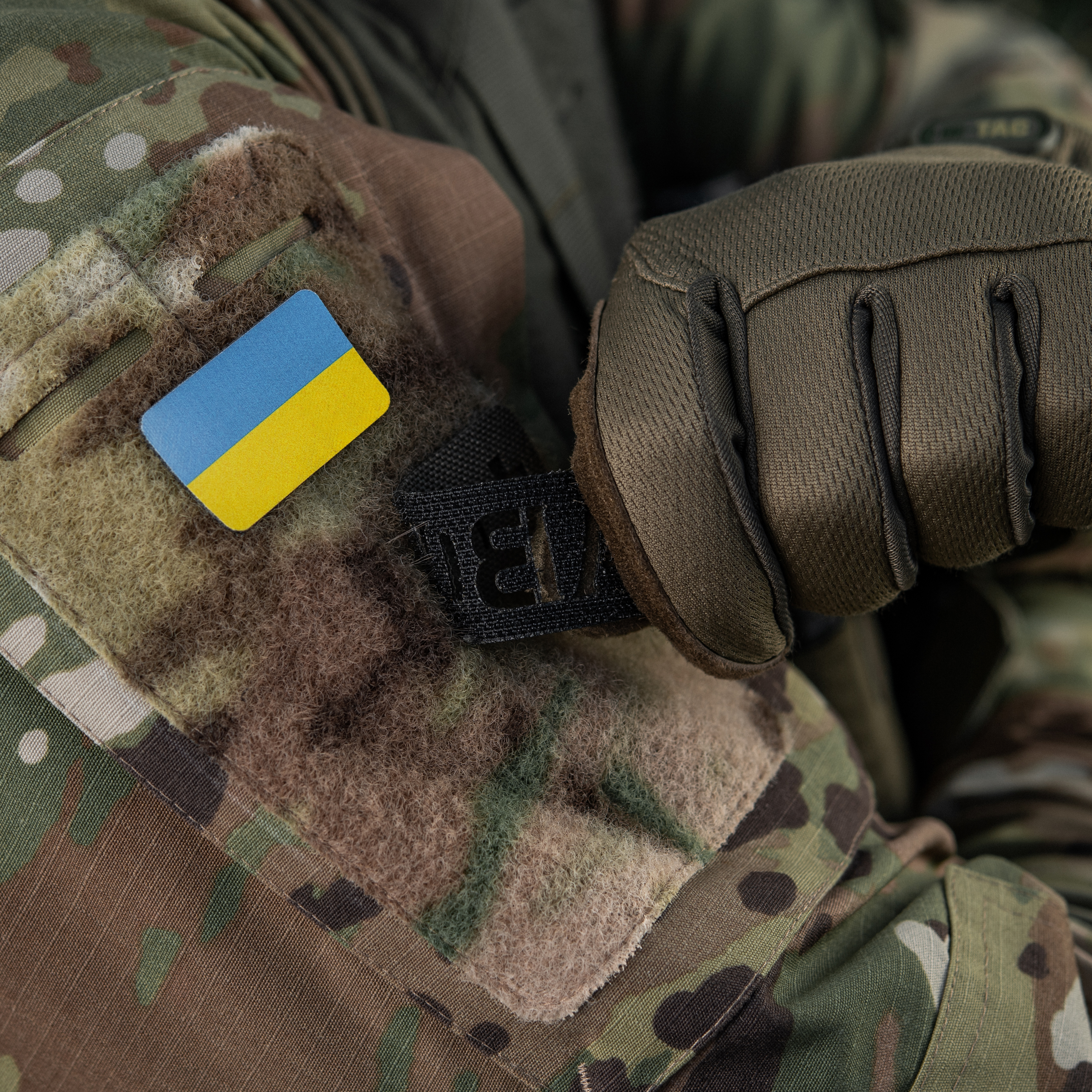 M-Tac нашивка группа крови AB (IV) + сквозная Laser Cut 25х80 Ranger Green — 4