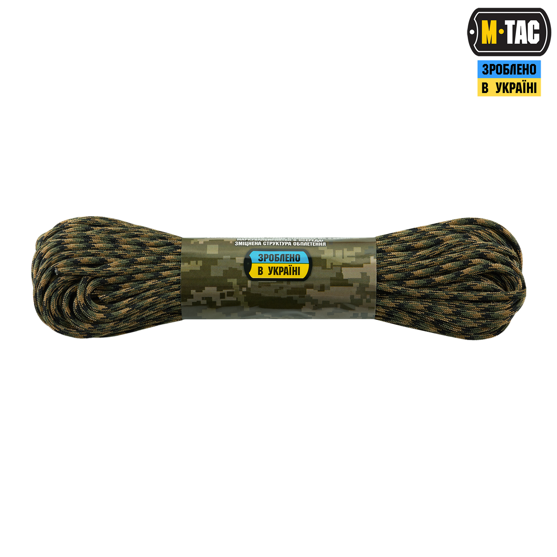 M-Tac паракорд 550 mil-spec 30m Woodland Marpat — 3