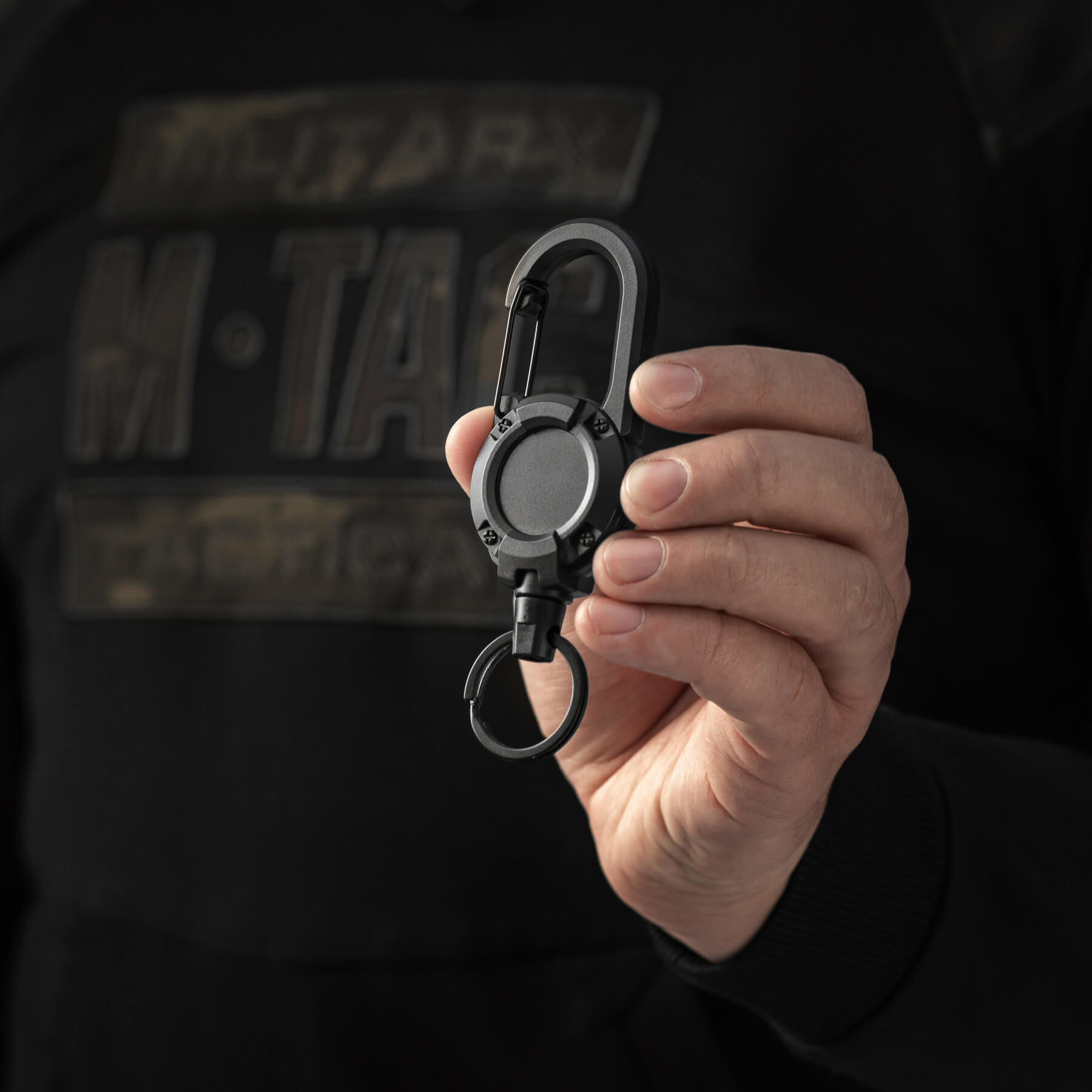 M-Tac карабин с тросиком для ключей Black — 18