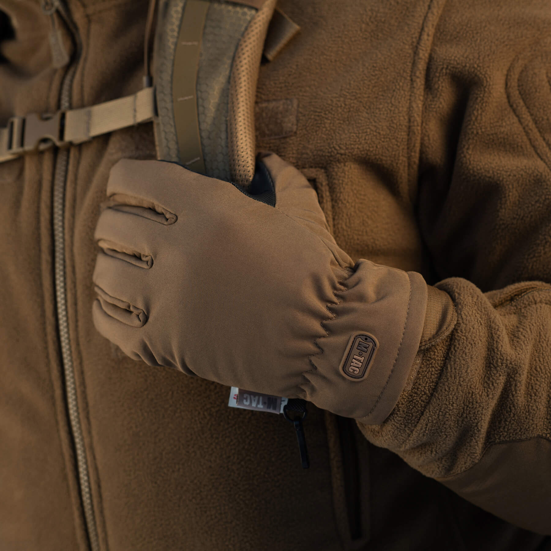 M-Tac перчатки Soft Shell Thinsulate Coyote Brown — 16