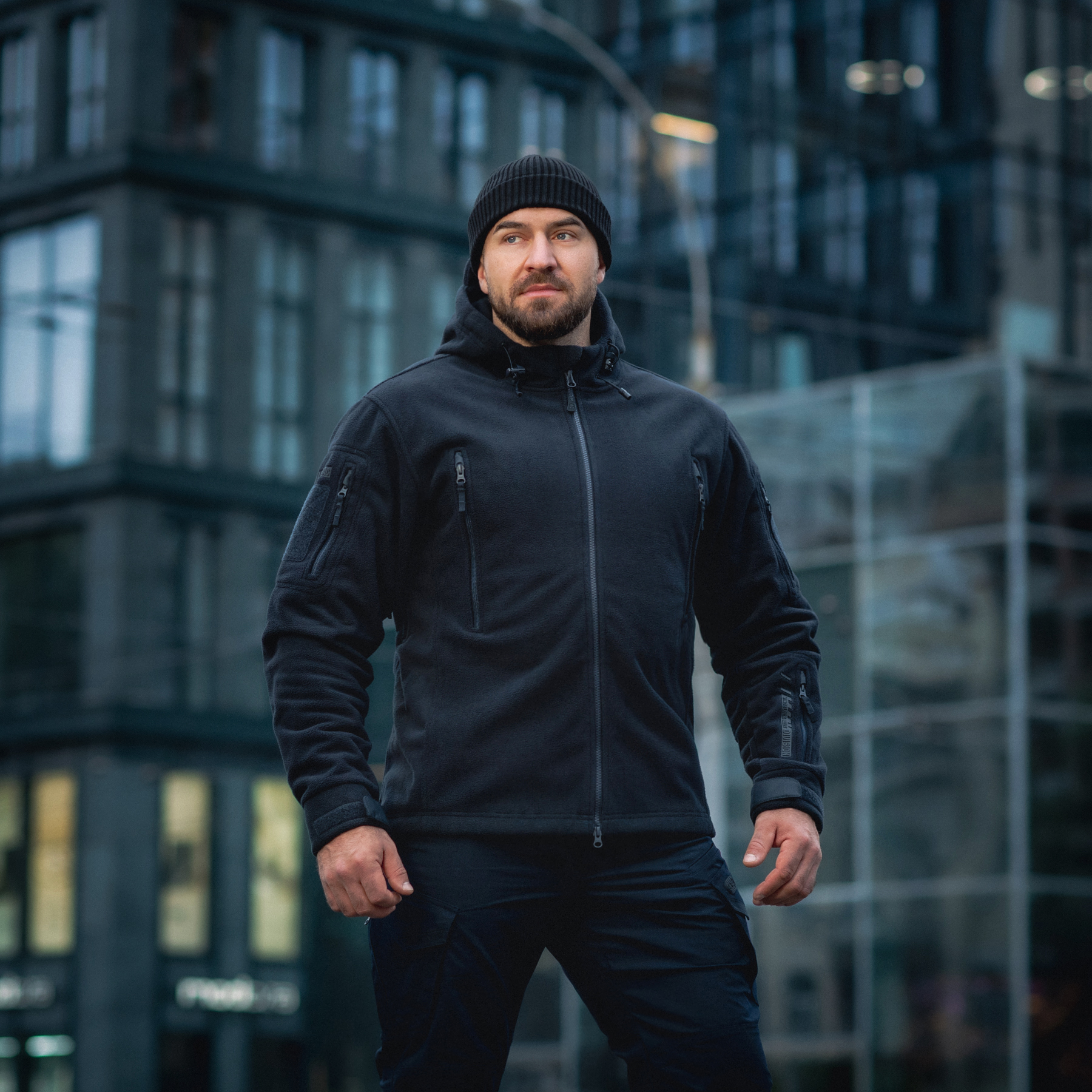 M-Tac куртка флисовая Windblock Division Gen.II Dark Navy Blue — 15