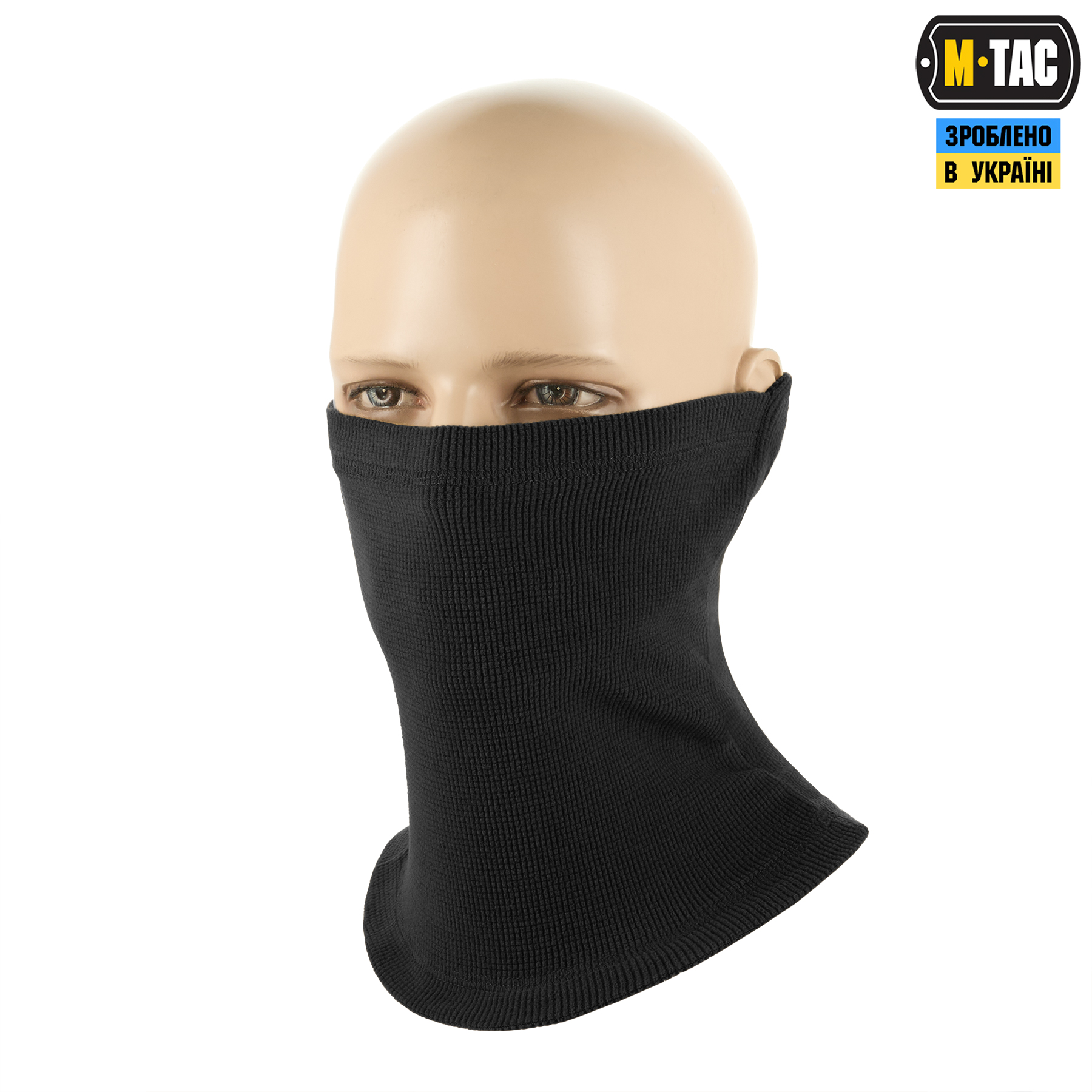 M-Tac балаклава-ниндзя Basic микрофлис рип-стоп Black — 4