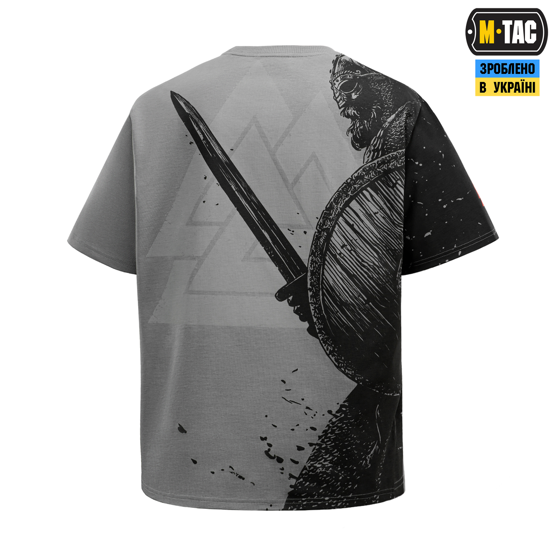 M-Tac футболка Warrior Oversize Light Grey — 6