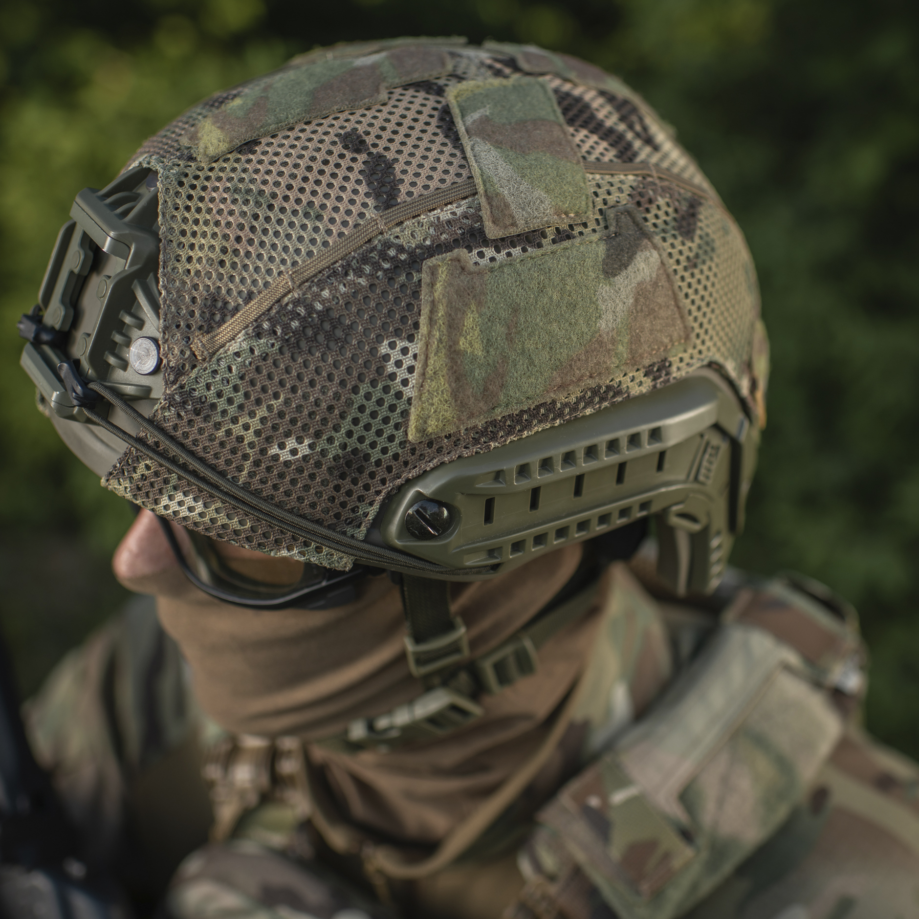 M-Tac кавер на шлем с отверстием под Shroud Multicam — 17