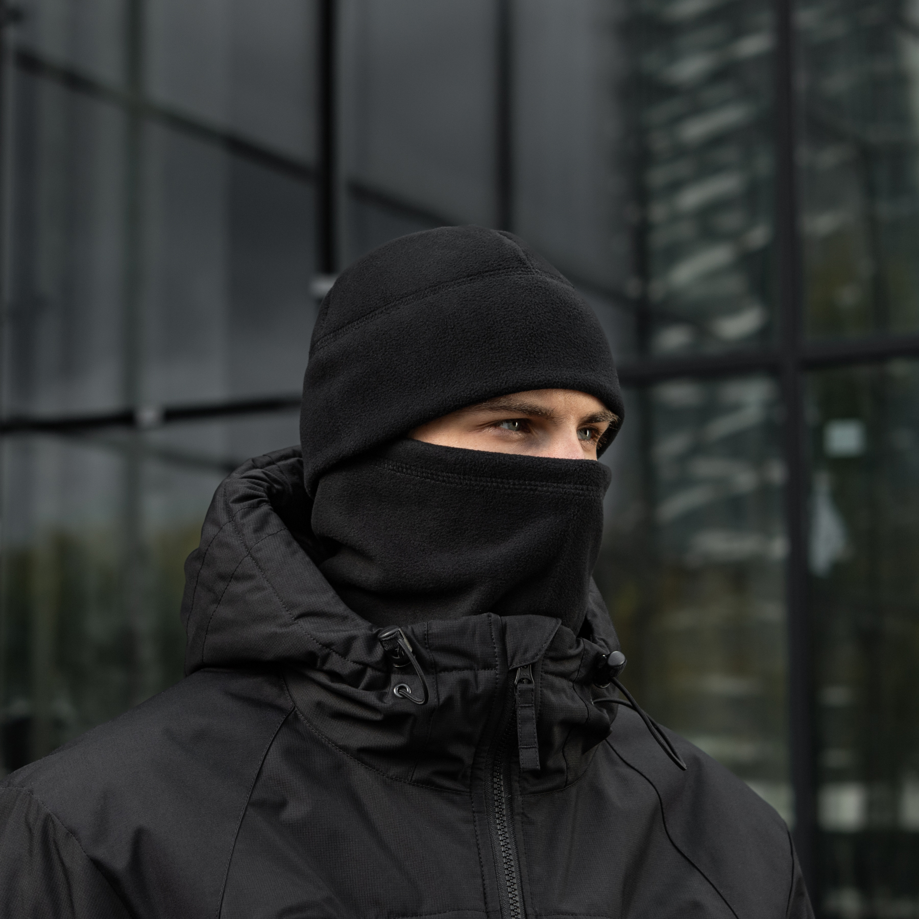 M-Tac шапка Watch Cap Elite флис (320г/м2) with Slimtex Black — 14