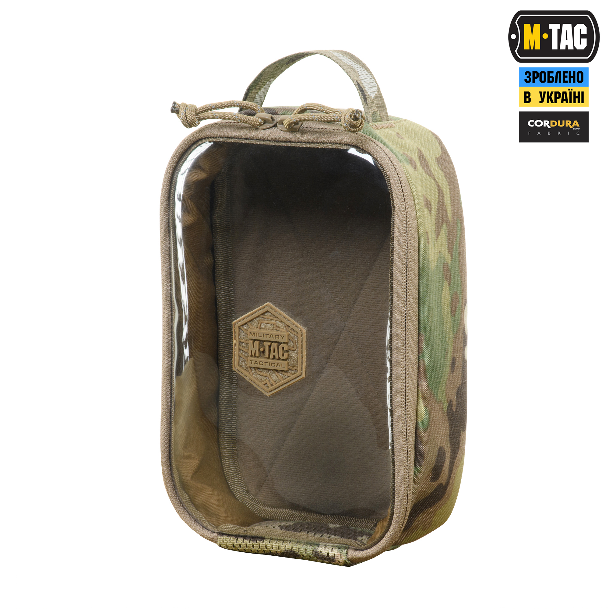 M-Tac органайзер утилитарный прозрачный Elite Small Gen.II Multicam — 2