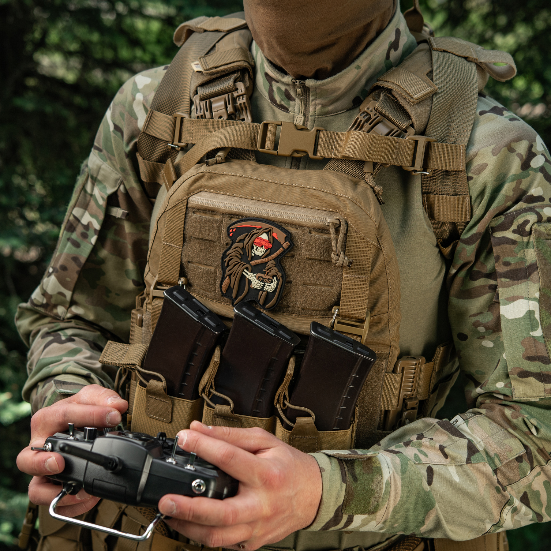 M-Tac нашивка FPV Operator PVC Black/Coyote — 3