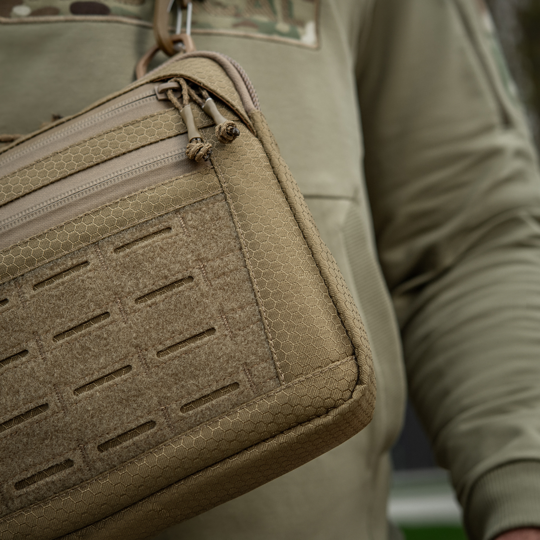 M-Tac сумка Admin Bag Medium Elite с липучкой Hex Coyote — 20