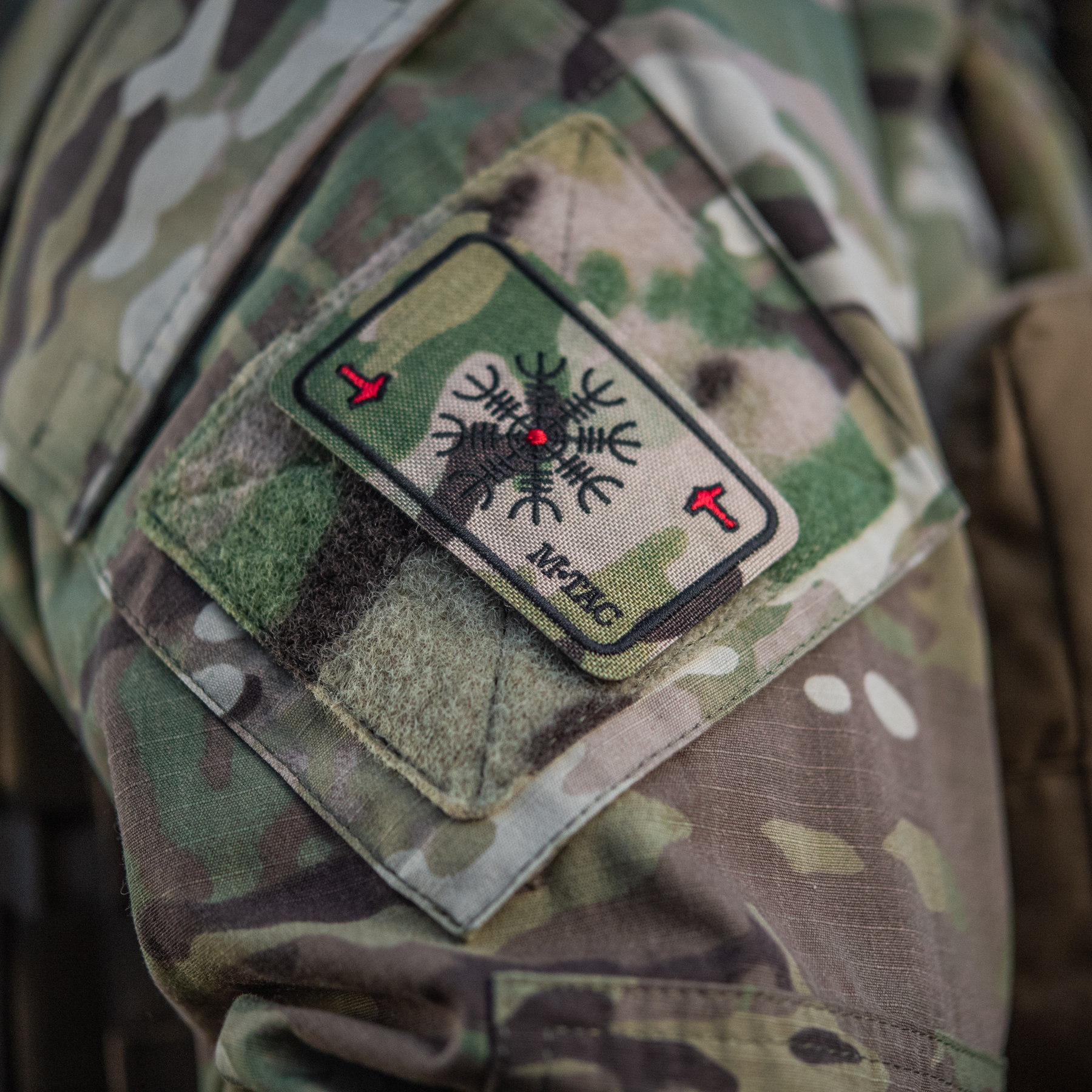 M-Tac нашивка карта Шлем Ужаса (вишивка) Multicam — 4