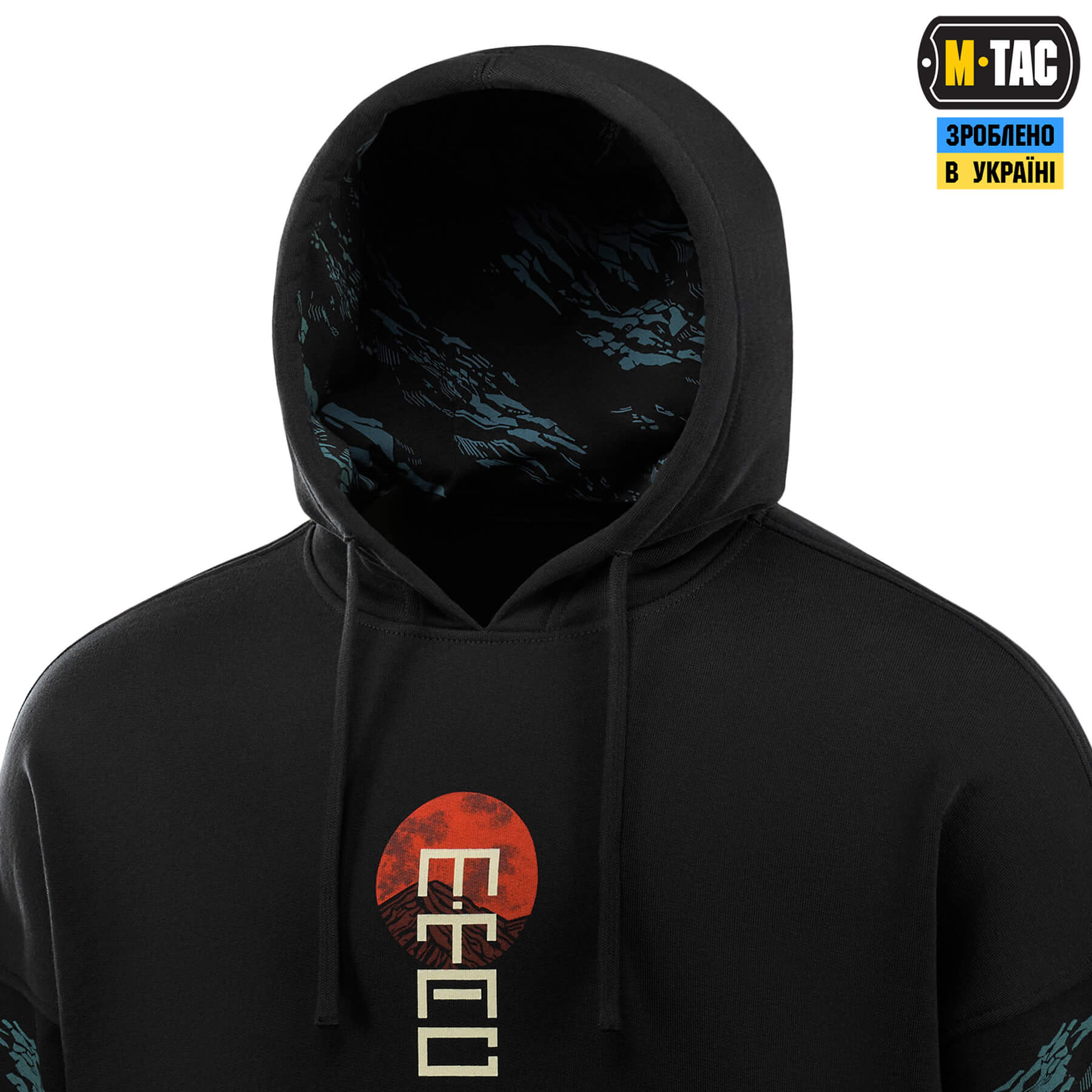 M-Tac кофта Hoodie Two samurai Oversize Cotton Hard Black — 8