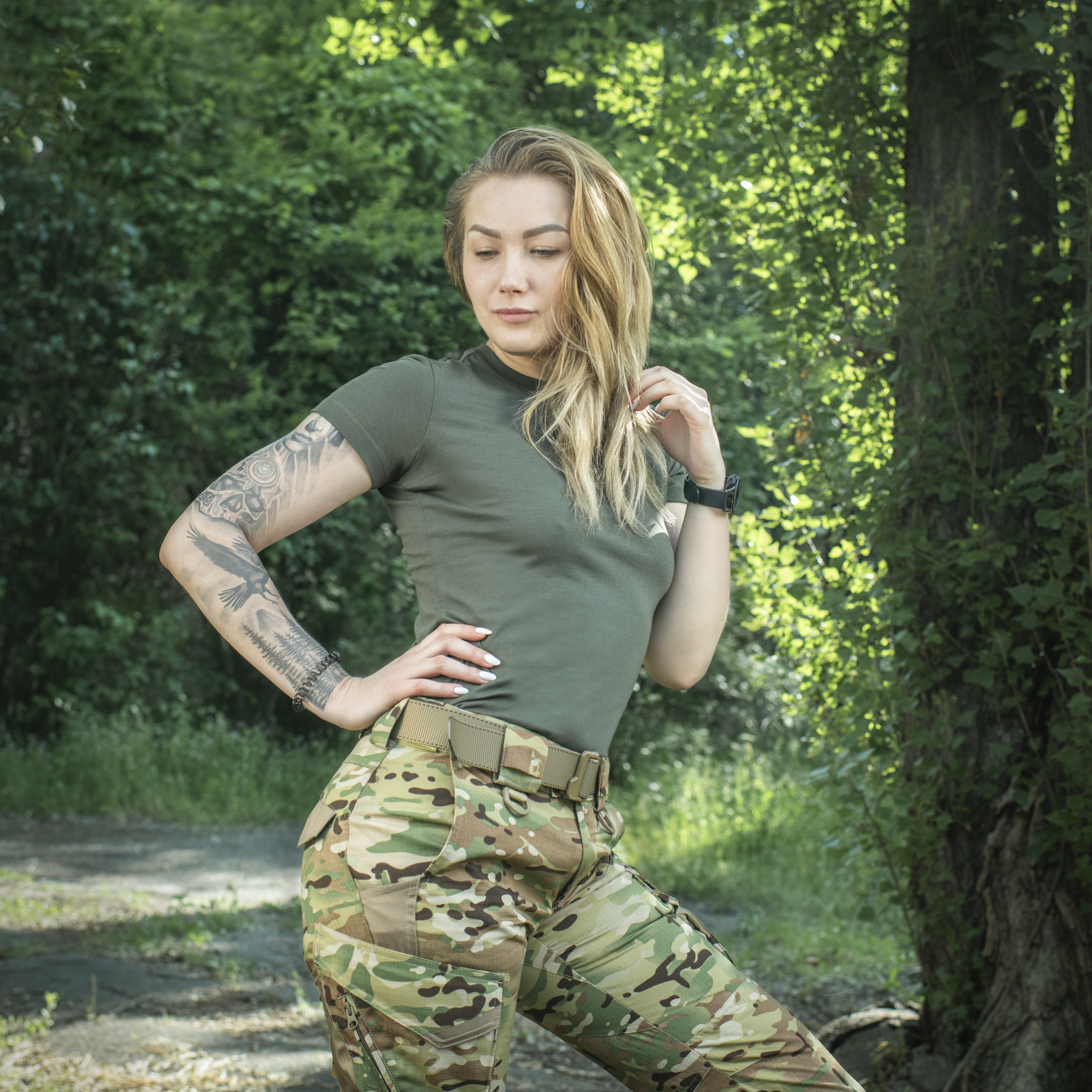 M-Tac футболка 93/7 Lady Army Olive — 9
