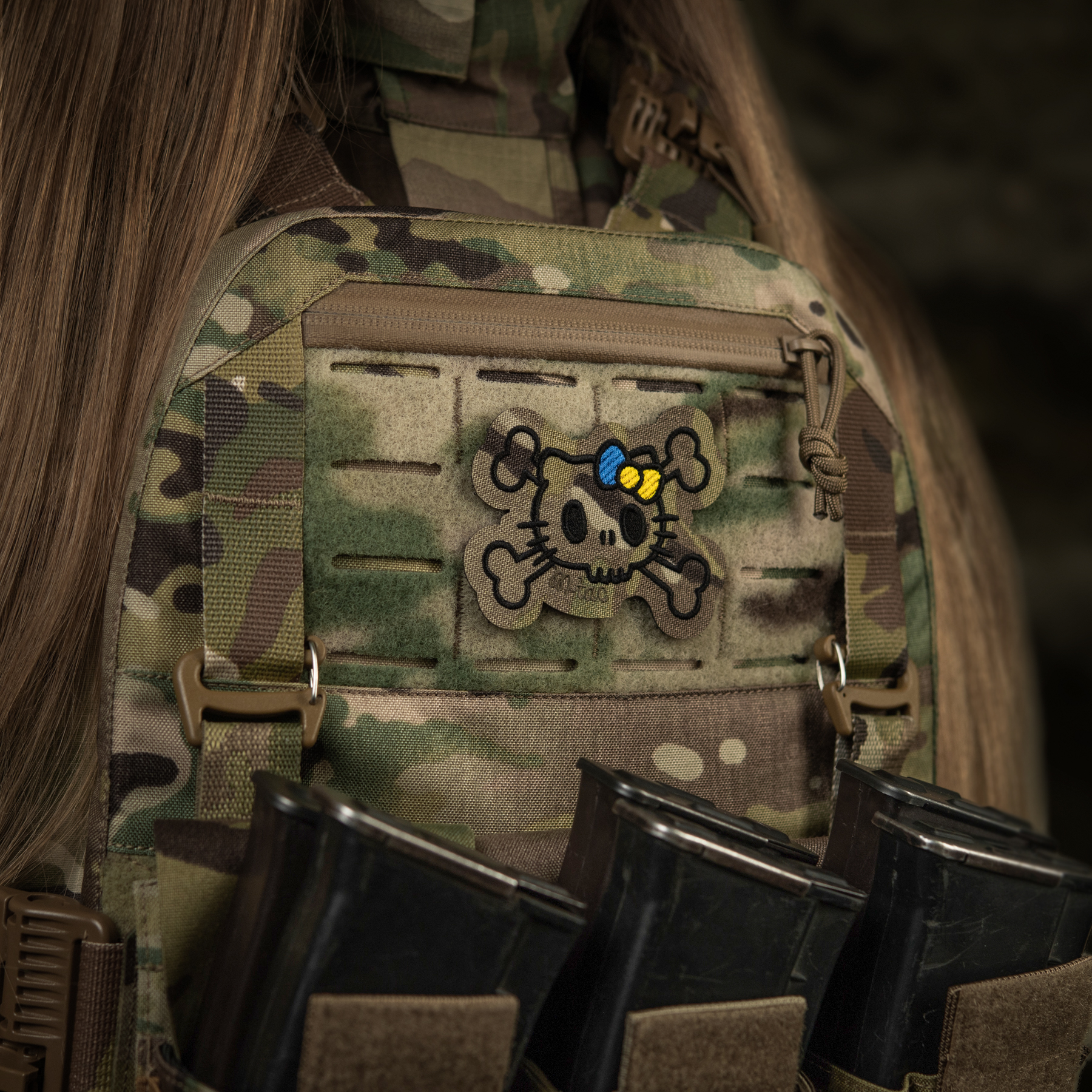 M-Tac нашивка KITTY контур (вышивка) Multicam — 5