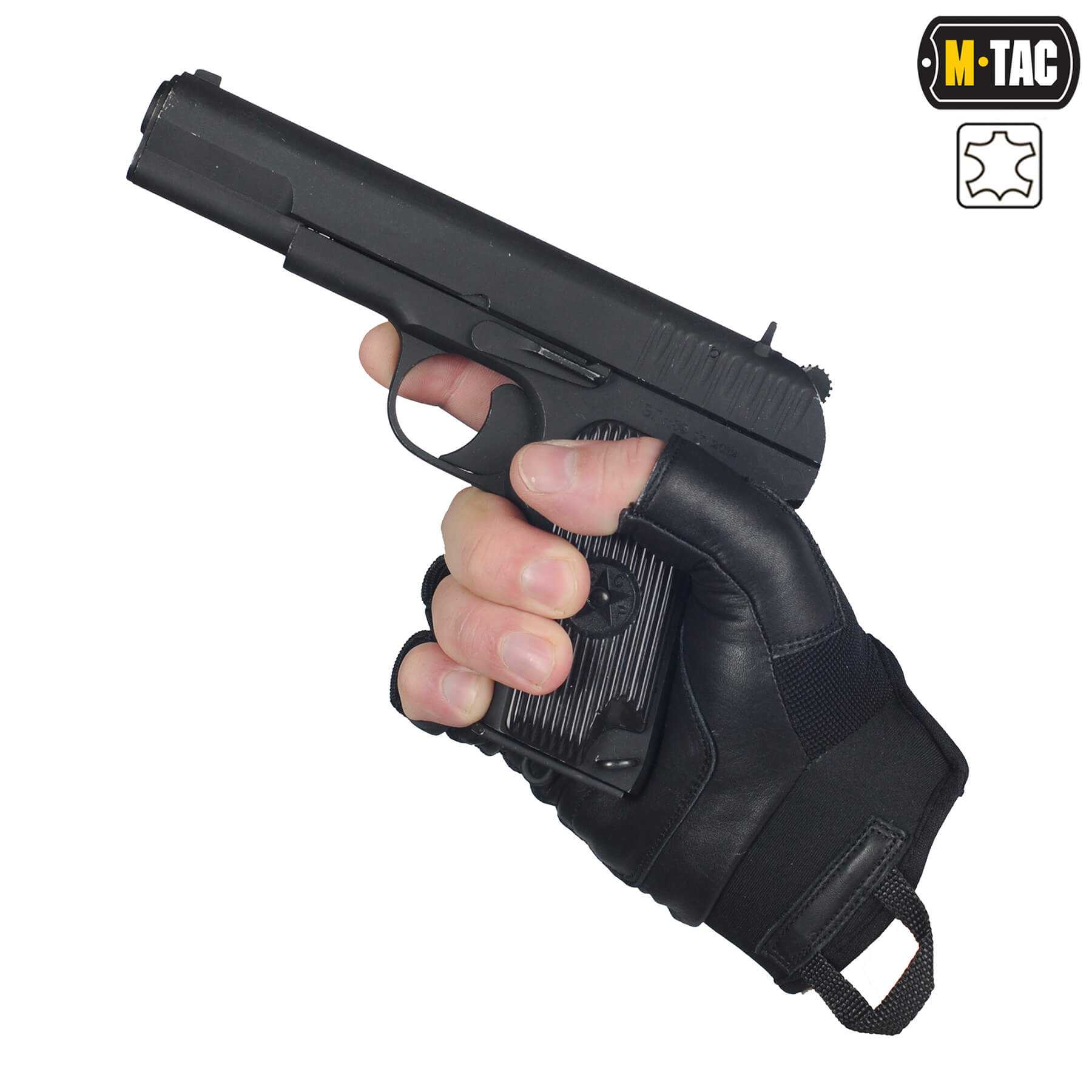 M-Tac перчатки беспалые Assault Mk.4 Black — 5