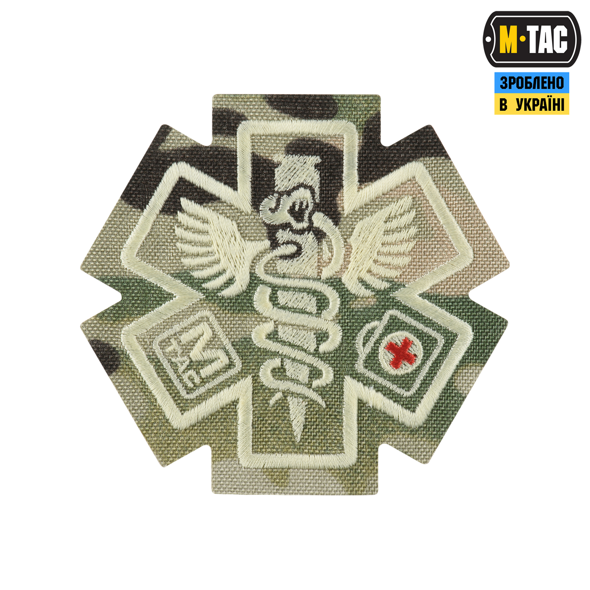 M-Tac нашивка Paramedic (вышивка) Multicam — 2