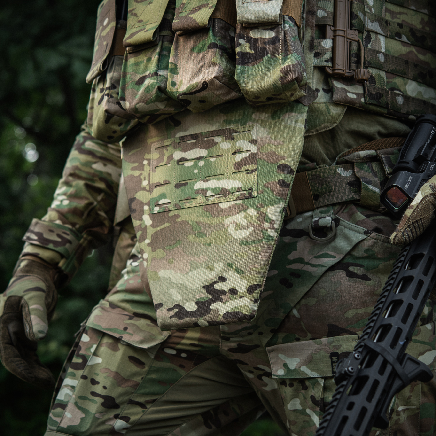 M-Tac фартук противоосколочный с баллистическим пакетом 2 класс (BRONYX) Laser Cut Multicam — 20