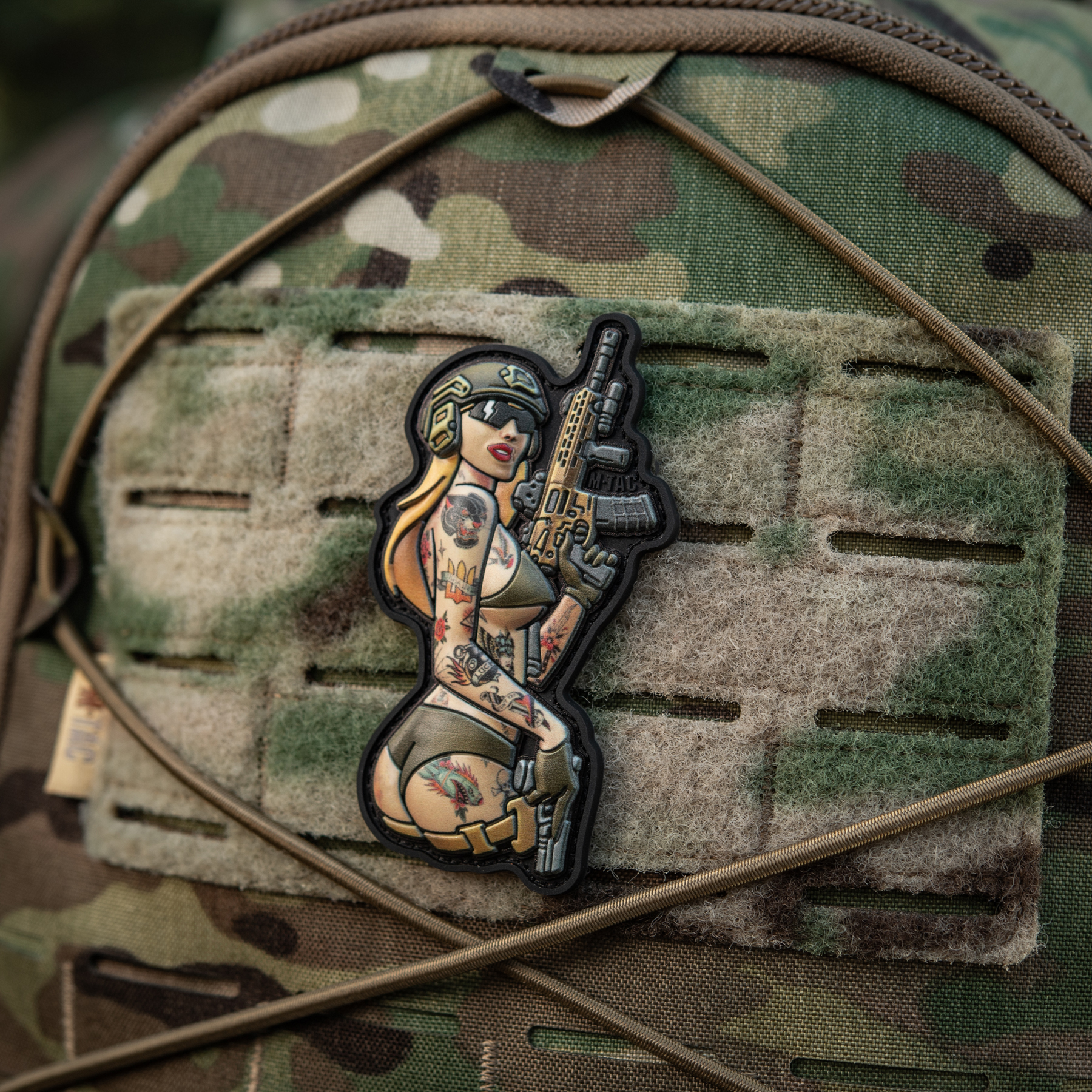 M-Tac нашивка girl №4 PVC tattoo Пантера — 14