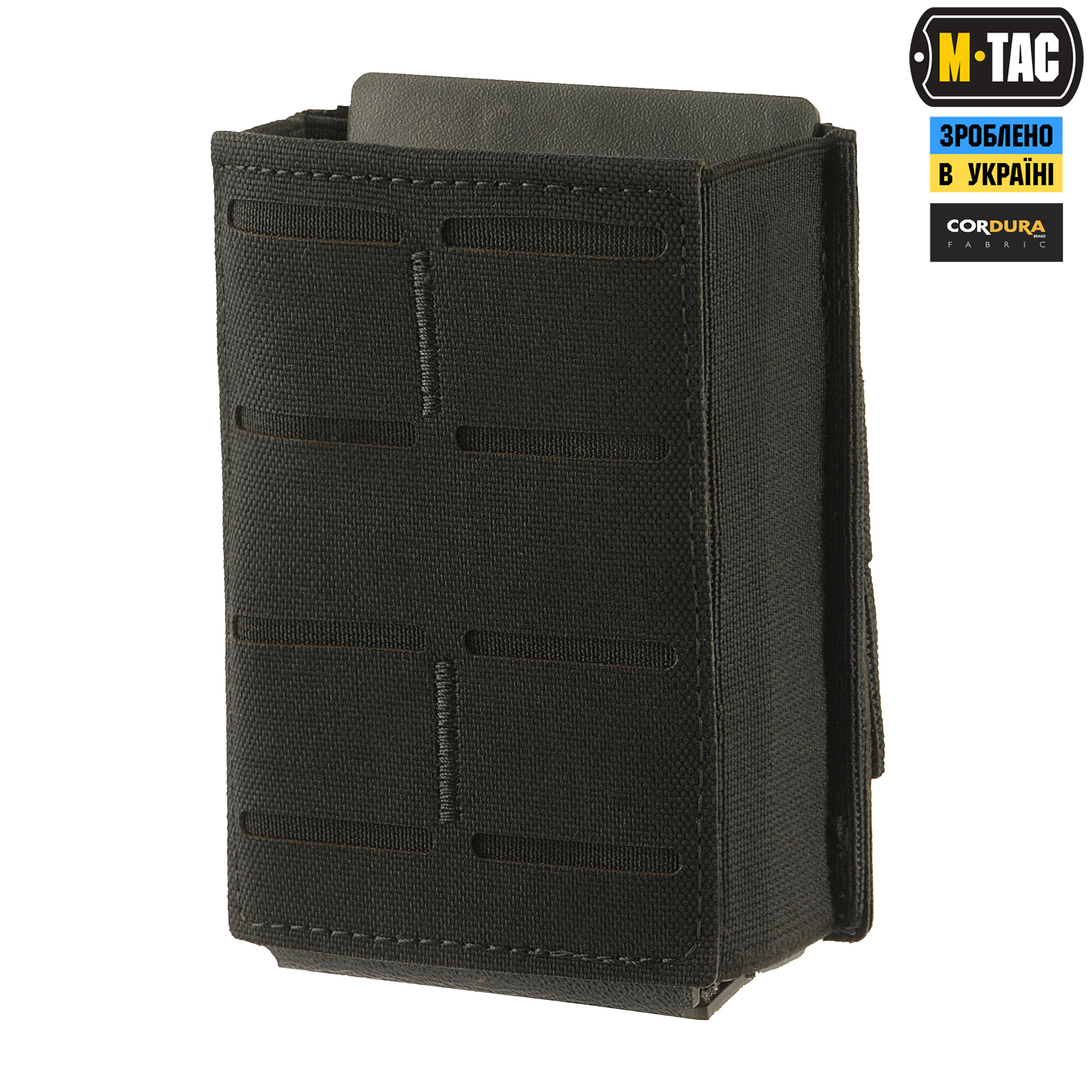 M-Tac подсумок для магазина на резинке (10 см) Laser Cut Black — 2