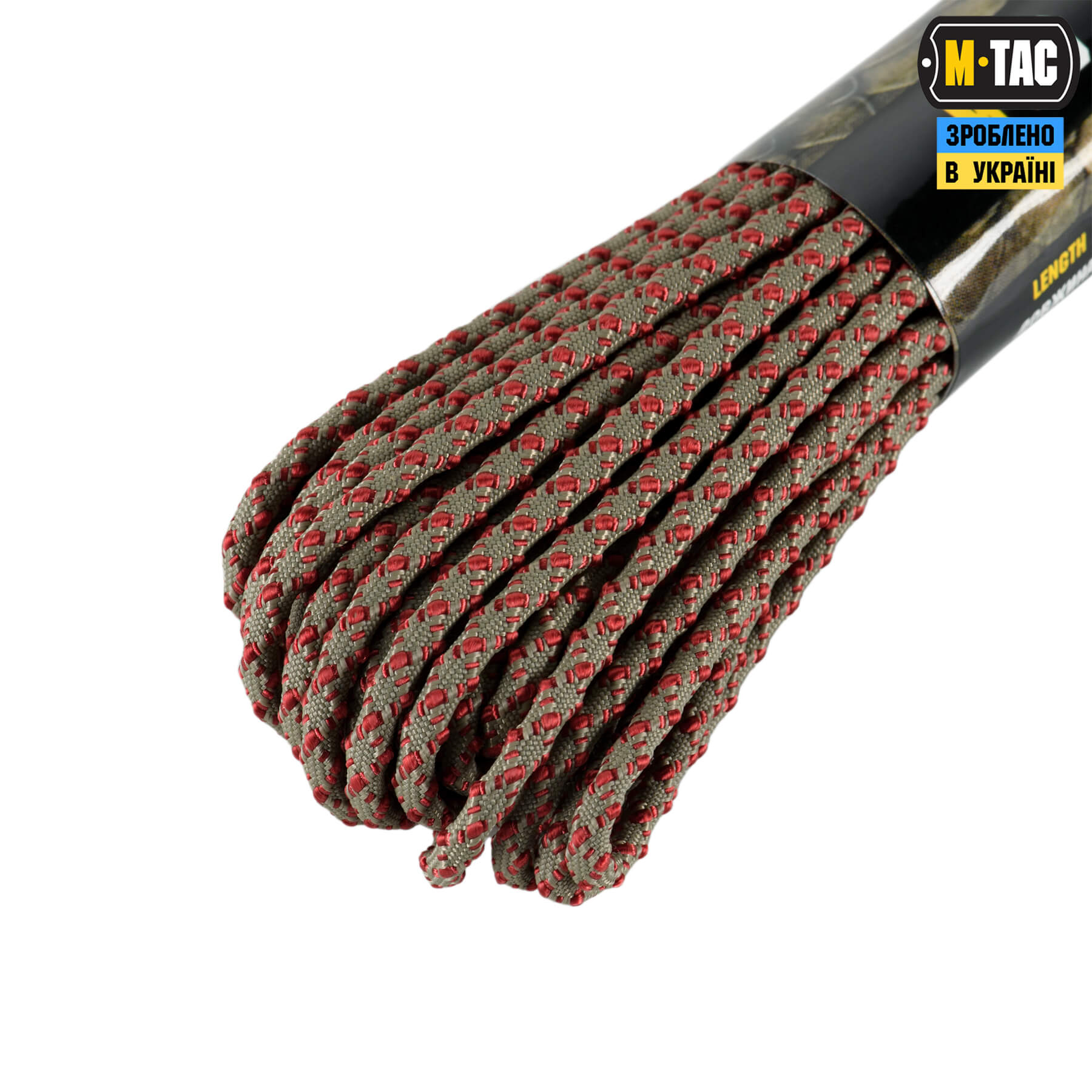 M-Tac паракорд Dragon Cord 15m Tan/Maroon — 4