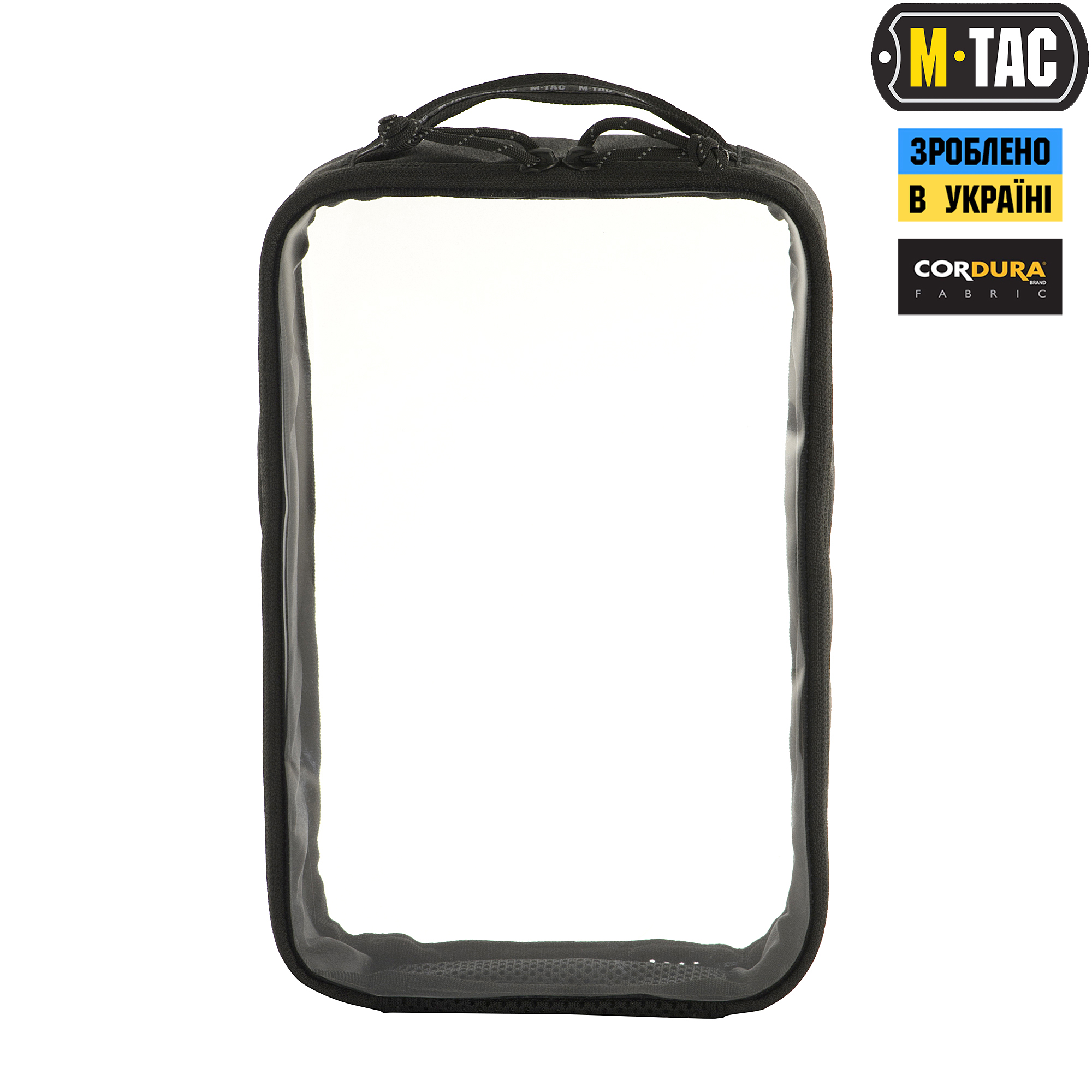 M-Tac органайзер утилитарный прозрачный Elite Large (30х19 см) Black — 3