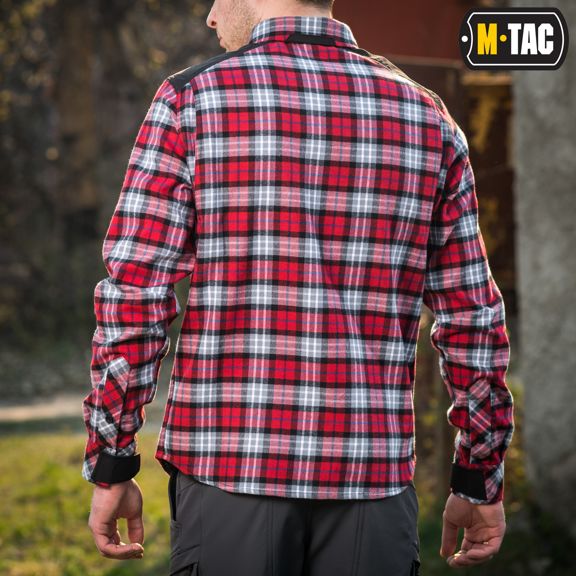 M-Tac рубашка Redneck Cotton Shirt Red — 4