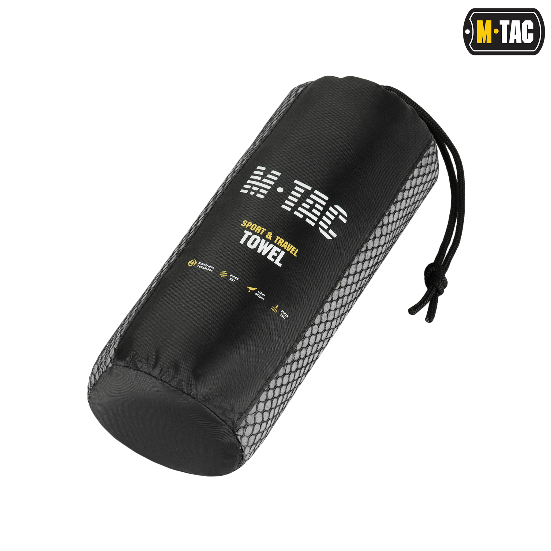 M-Tac полотенце микрофибра 150х75 grey — 5