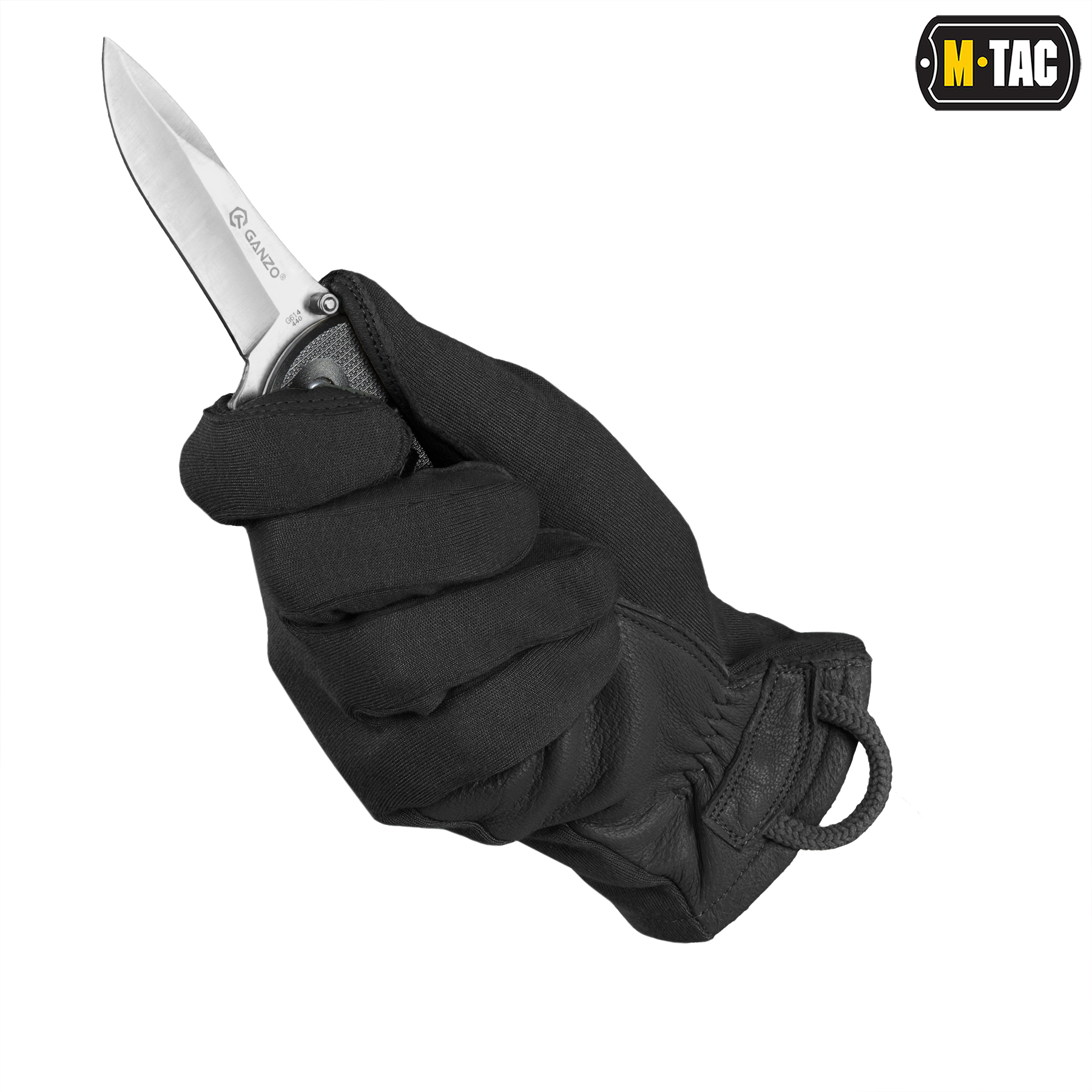 M-Tac перчатки Nomex Sport Leather Black — 6