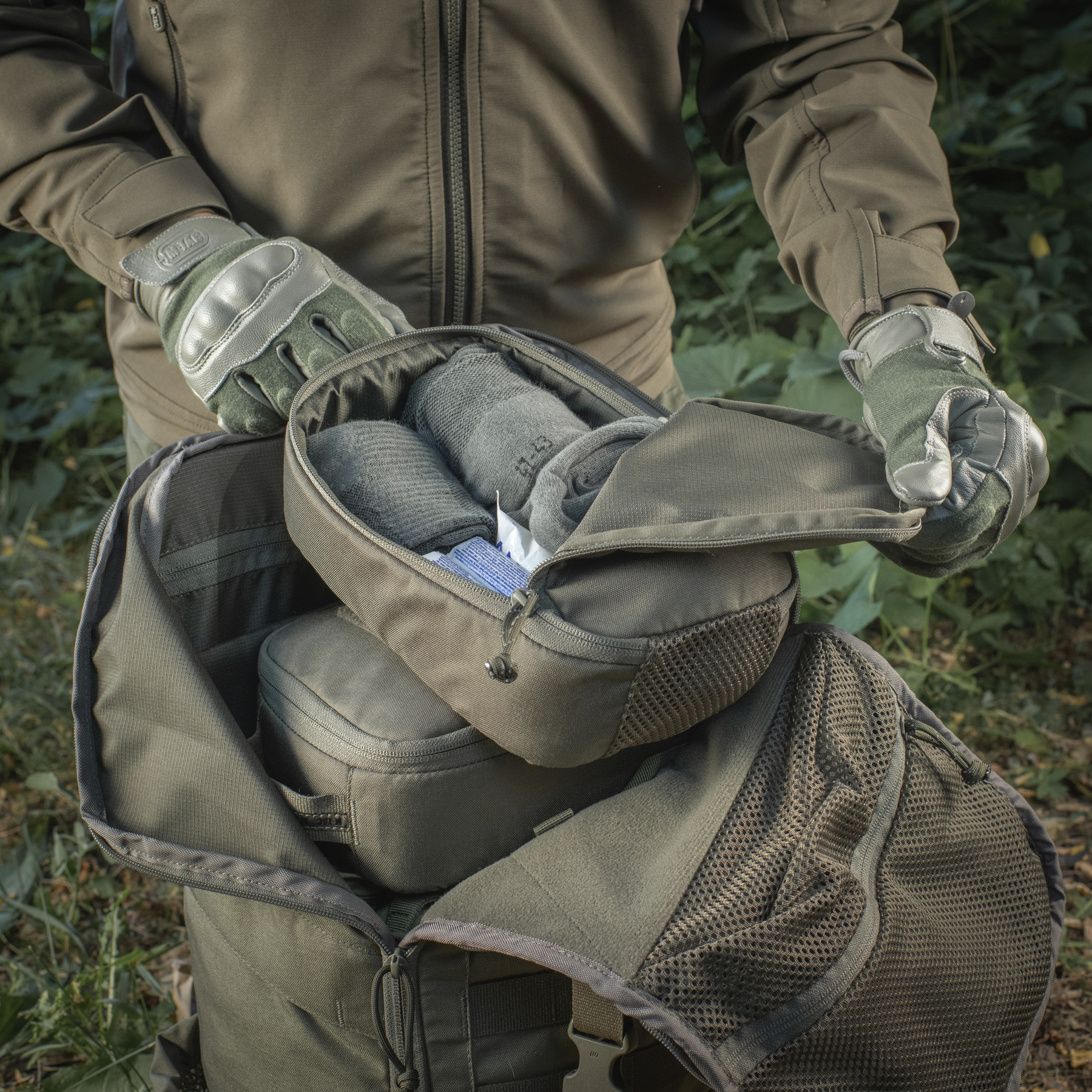 M-Tac органайзер утилитарный Elite Small (22х14 см) Ranger Green — 8