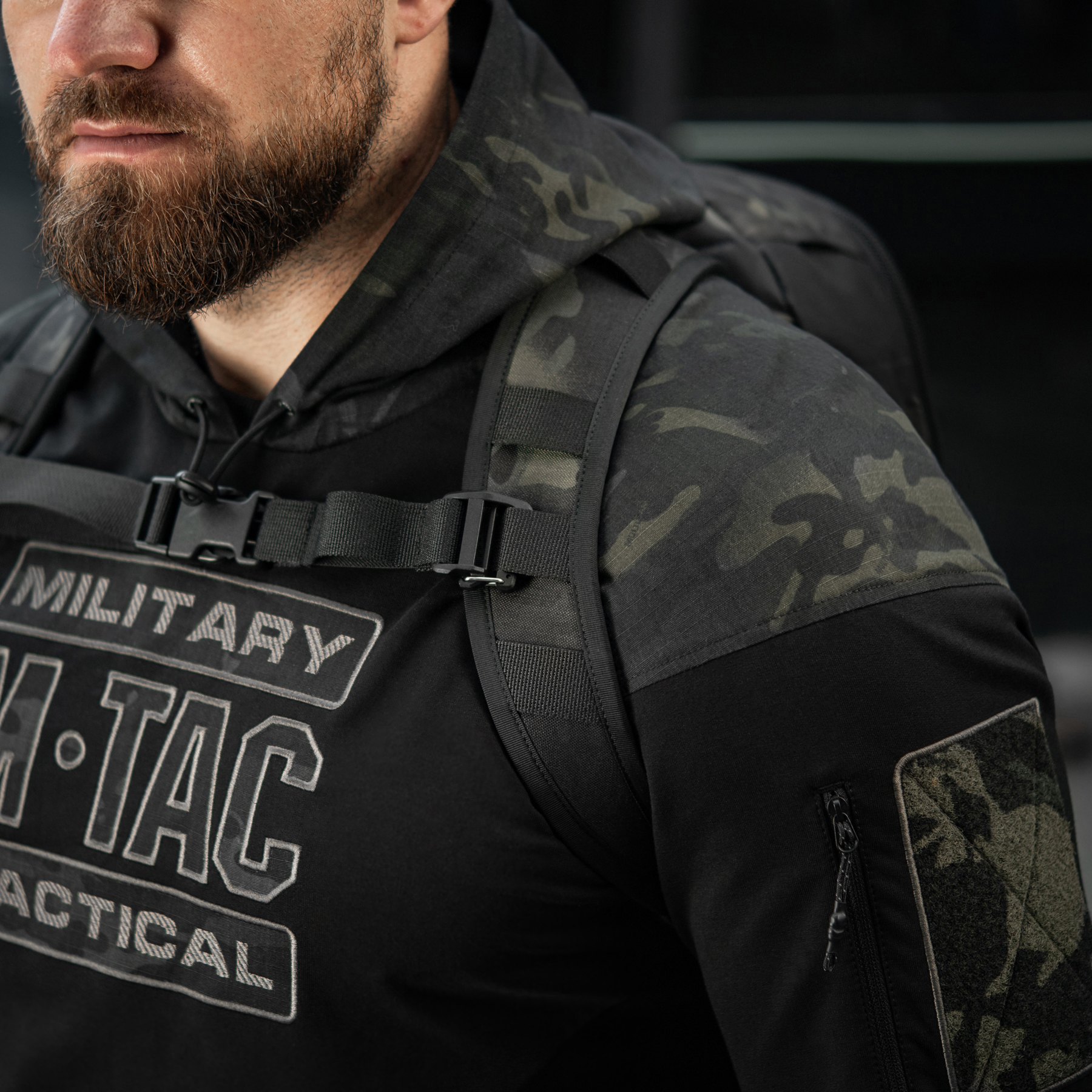 M-Tac рюкзак Sturm с эргономичными лямками X-Large Elite Gen.II Multicam Black — 27