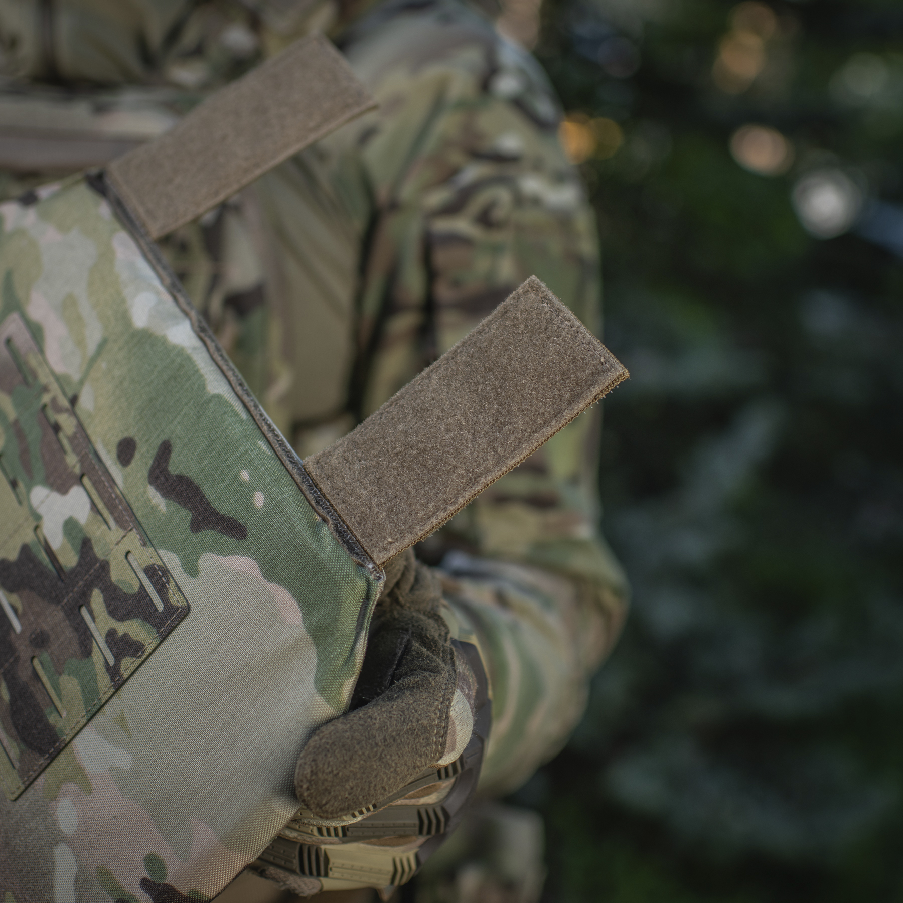 M-Tac фартук противоосколочный с баллистическим пакетом 2 класс (FMS) Laser Cut XL Multicam — 24