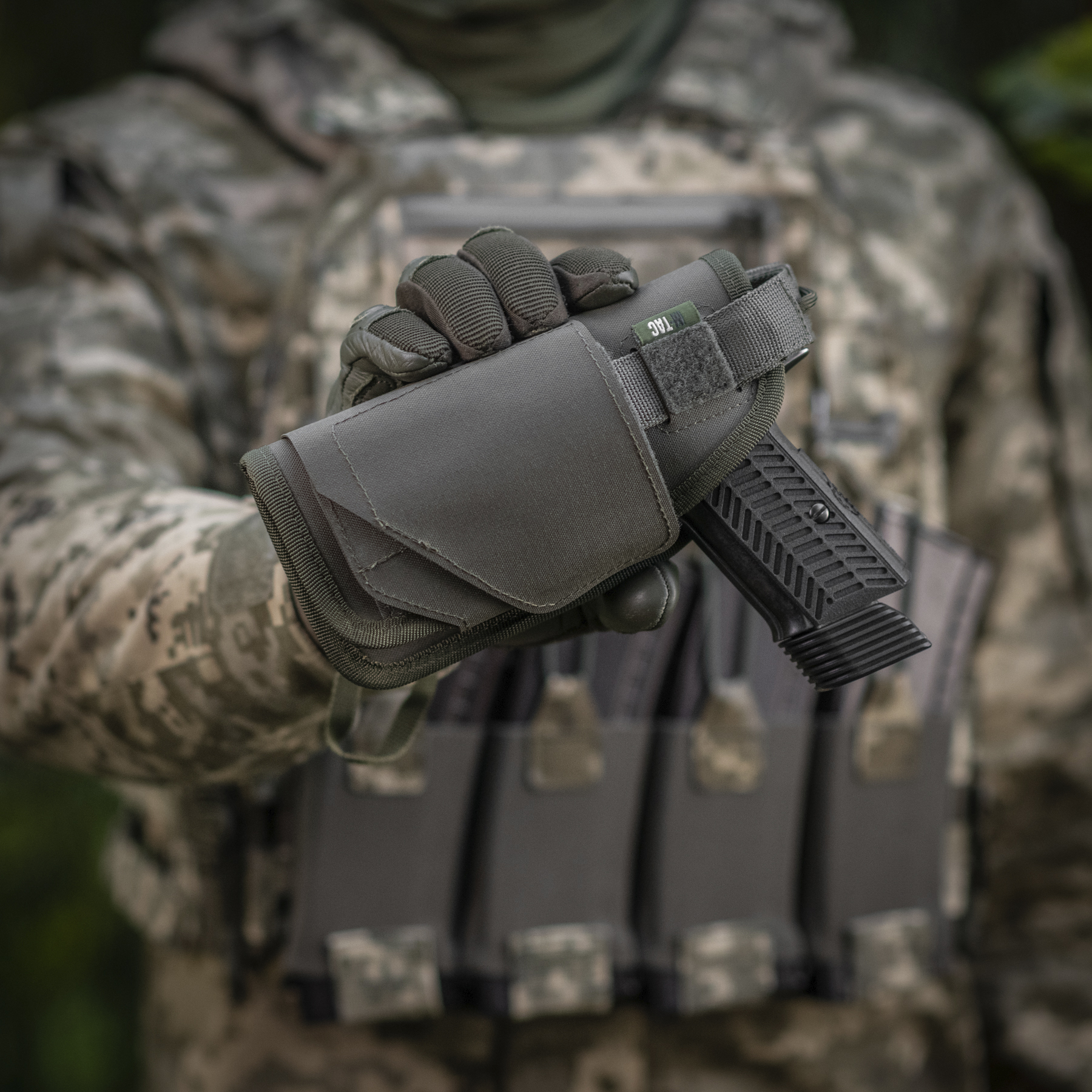 M-Tac кобура универсальная Elite Left Ranger Green — 19