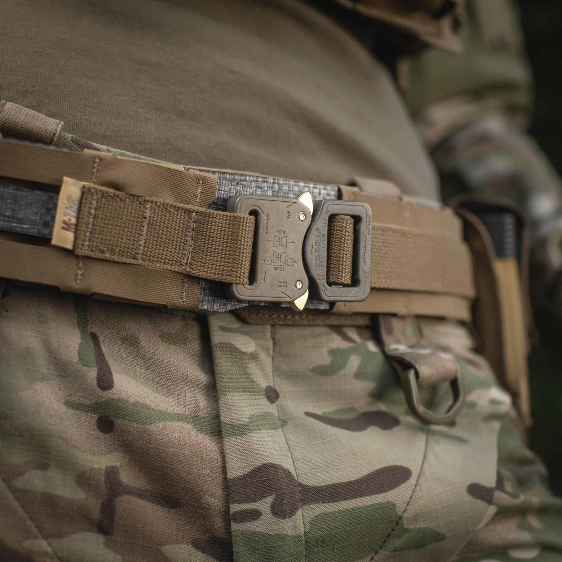 M-Tac ремень Tiger Belt Cobra Buckle Coyote — 11