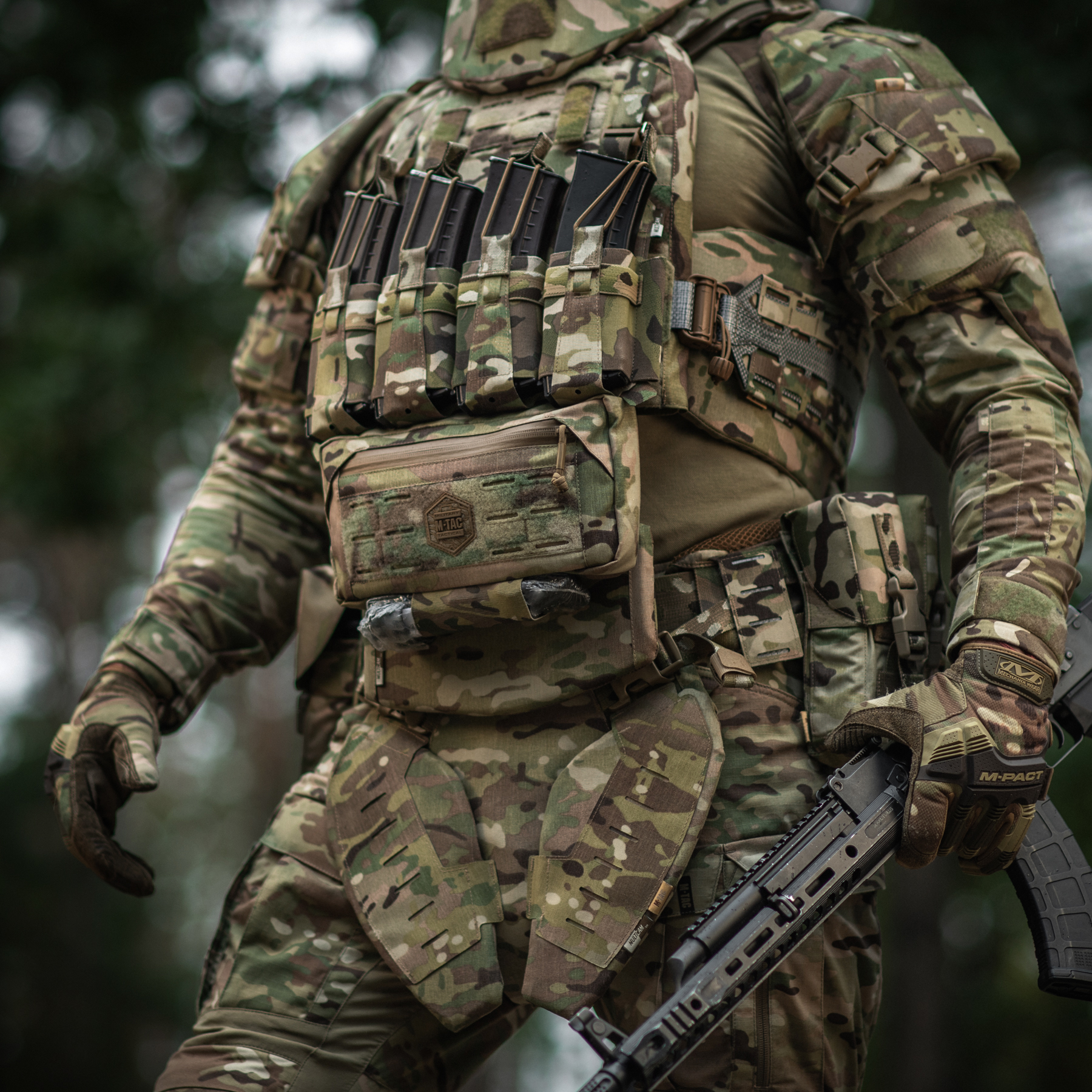 M-Tac защита живота с баллистическим пакетом 2 класс защиты (BRONYX) Multicam — 17