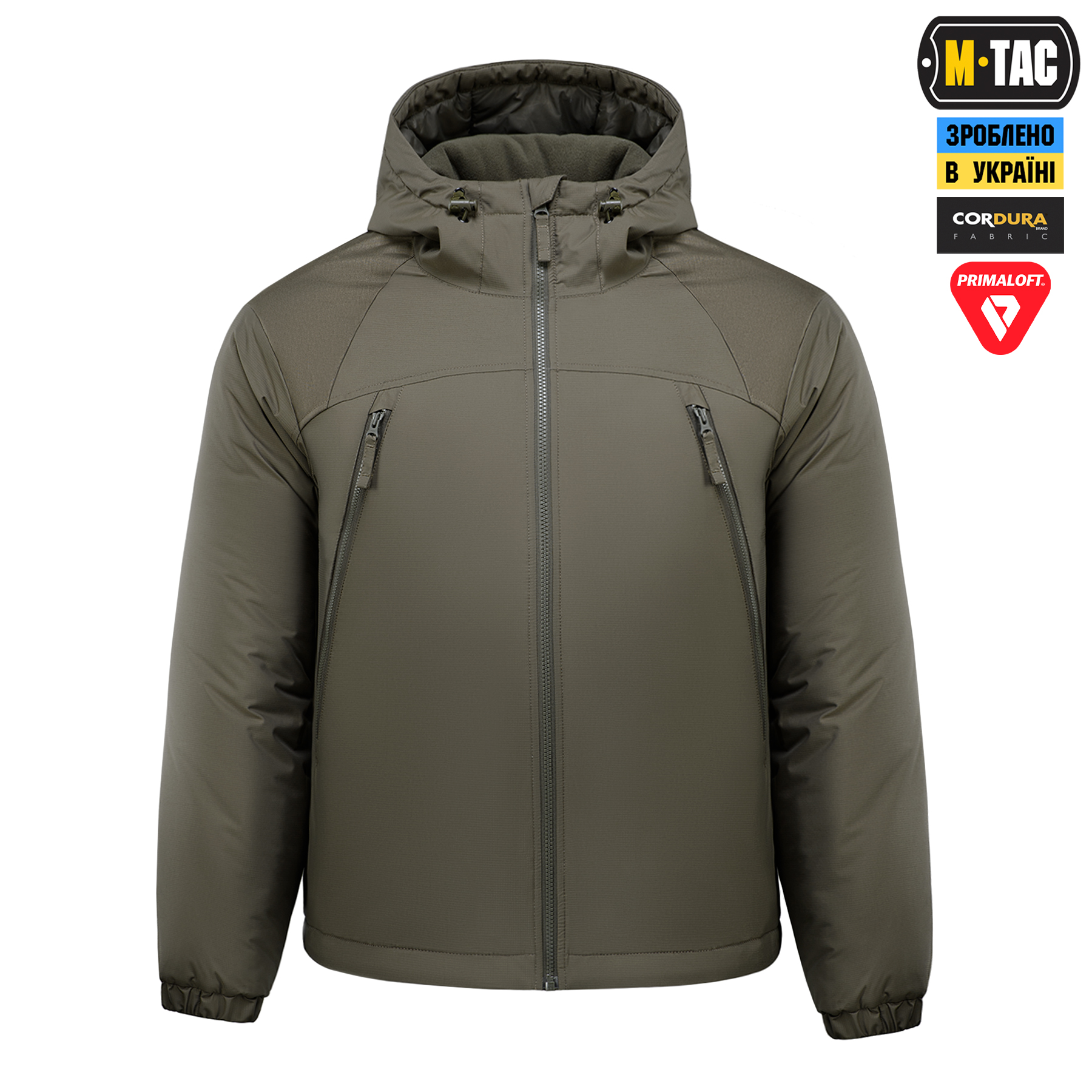 M-Tac куртка зимняя Alpha Basic Primaloft Dark Olive — 3