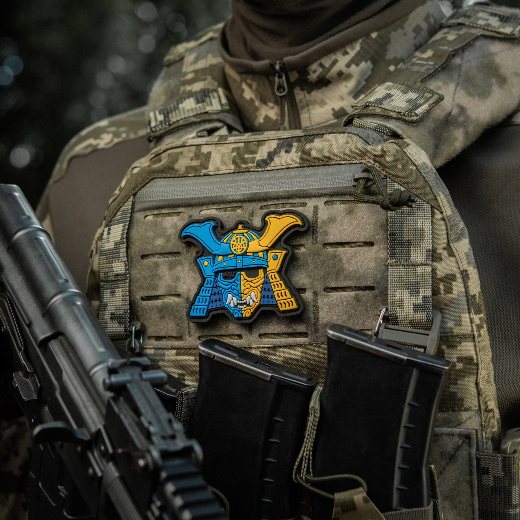 M-Tac нашивка Маска Самурая (PVC) — 4