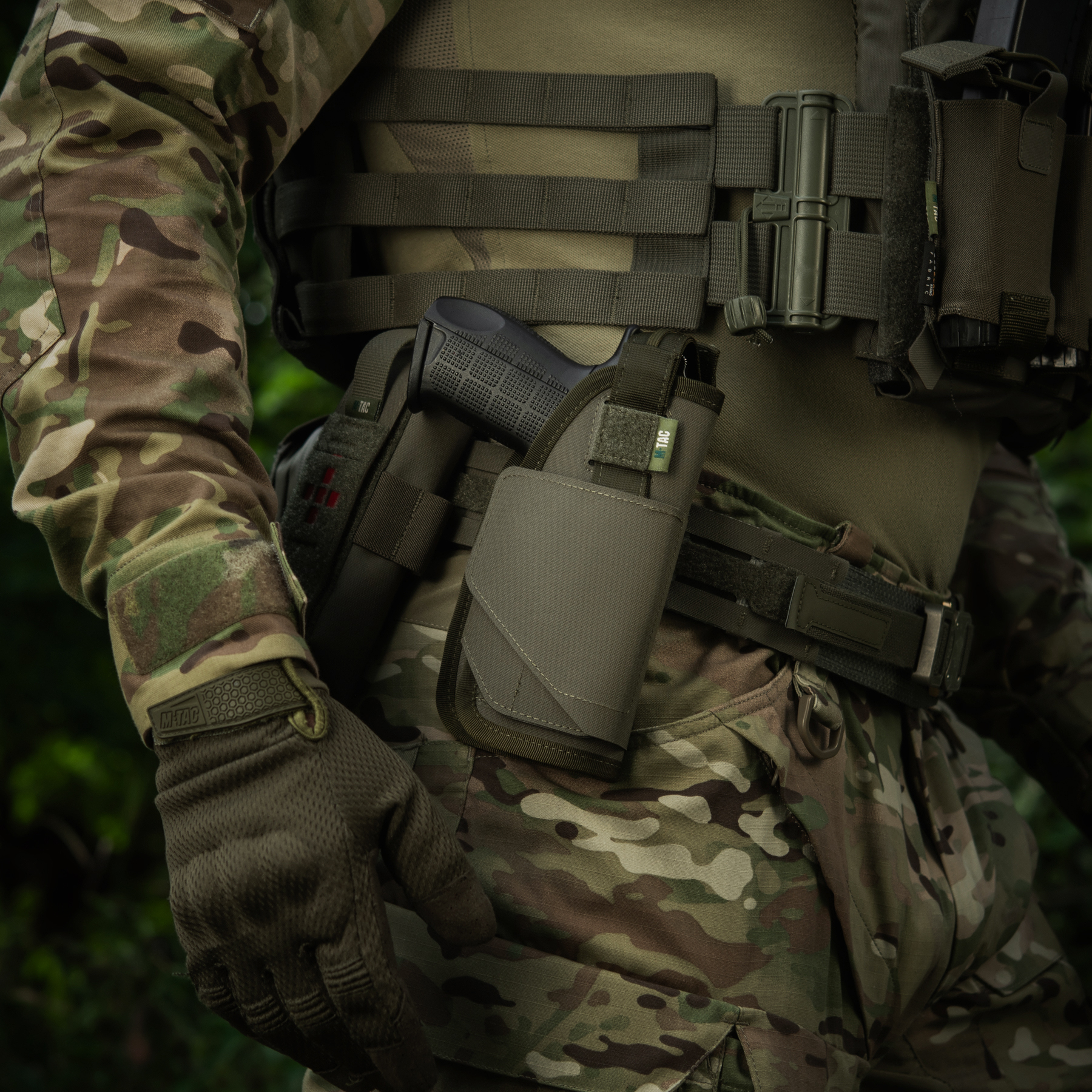 M-Tac кобура универсальная Elite Rights Ranger Green — 9