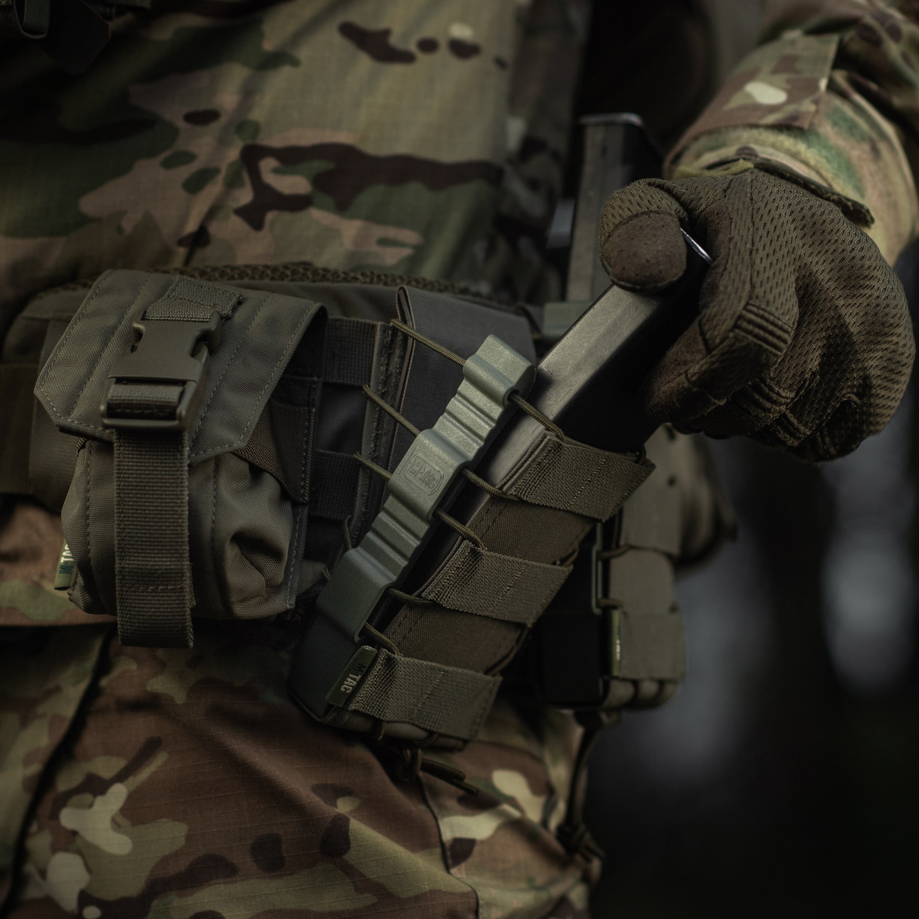 M-Tac подсумок открытый для магазина FAST Elite Ranger Green — 26