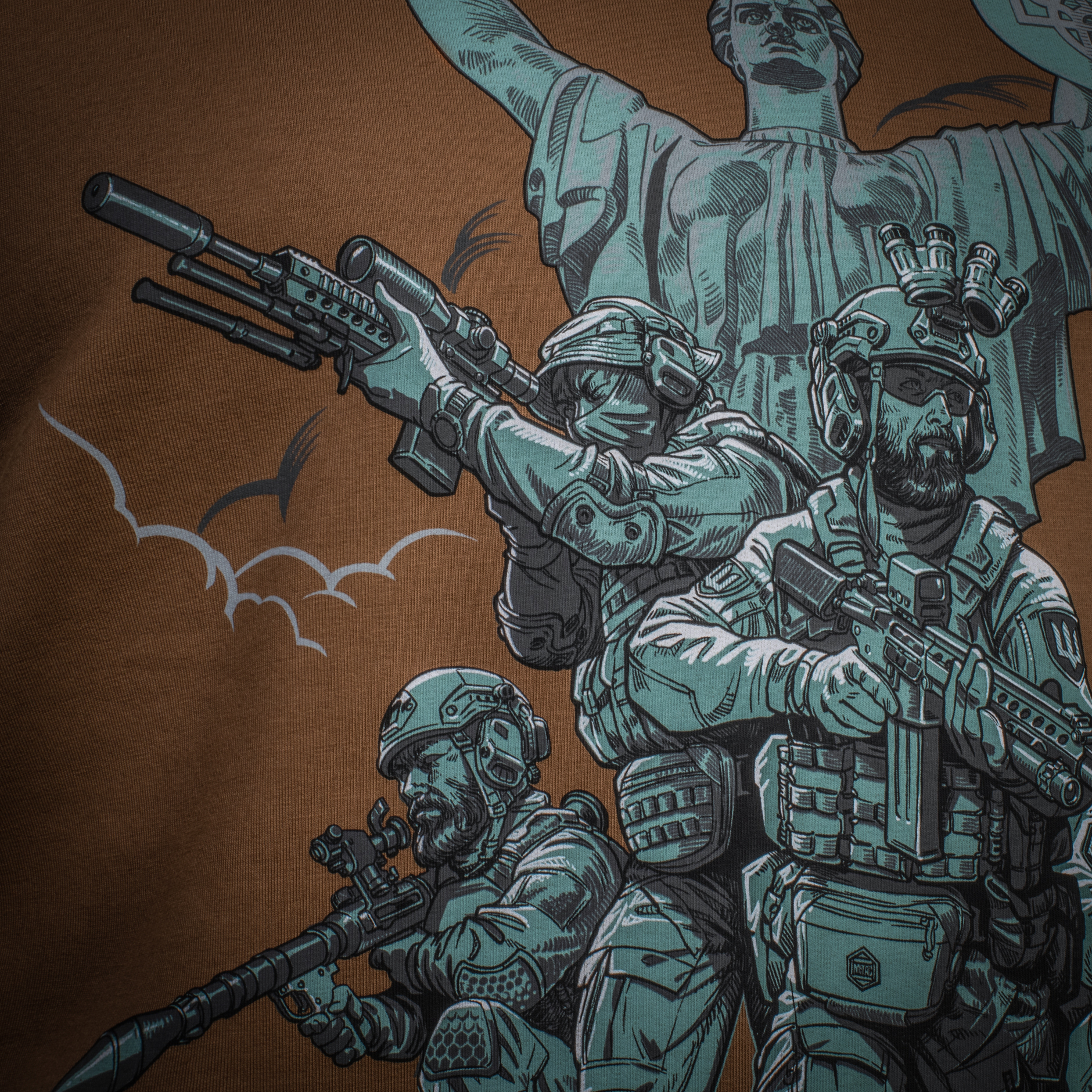 M-Tac кофта Hoodie Freedom Coyote Brown — 17