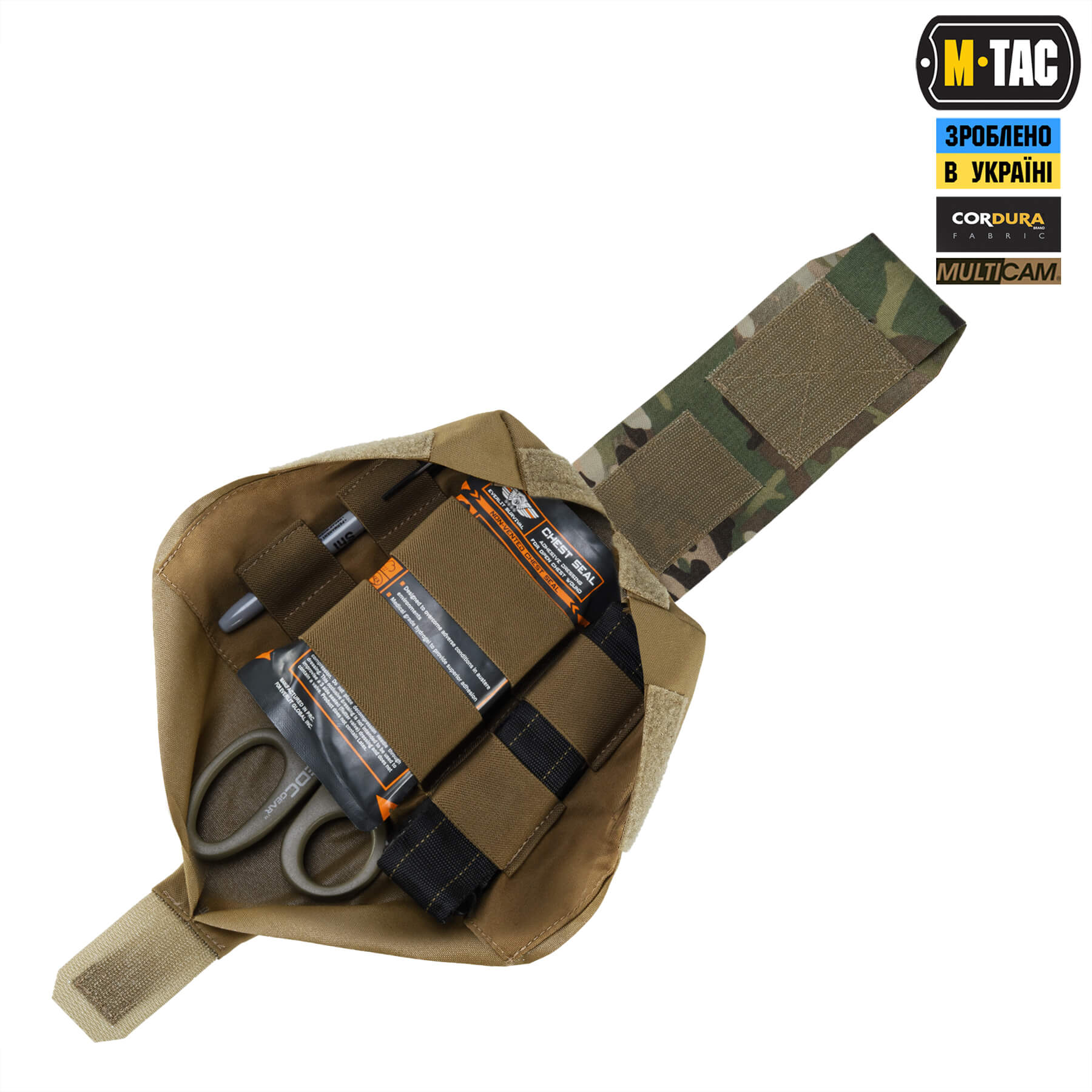 M-Tac подсумок медицинский вертикальный Small Gen.II Elite Multicam — 10