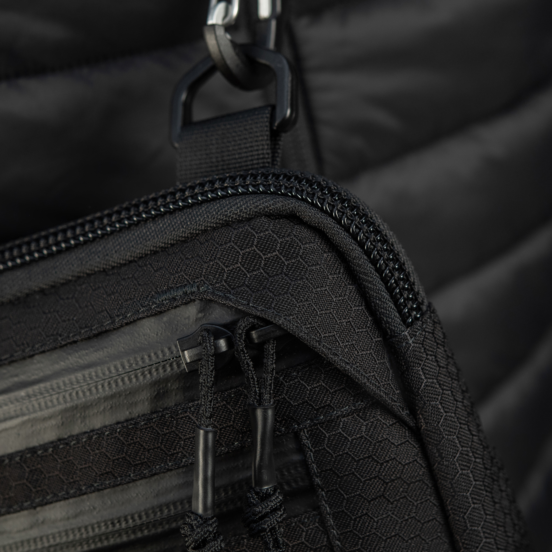 M-Tac сумка Admin Bag Large Elite с липучкой Hex Black — 24